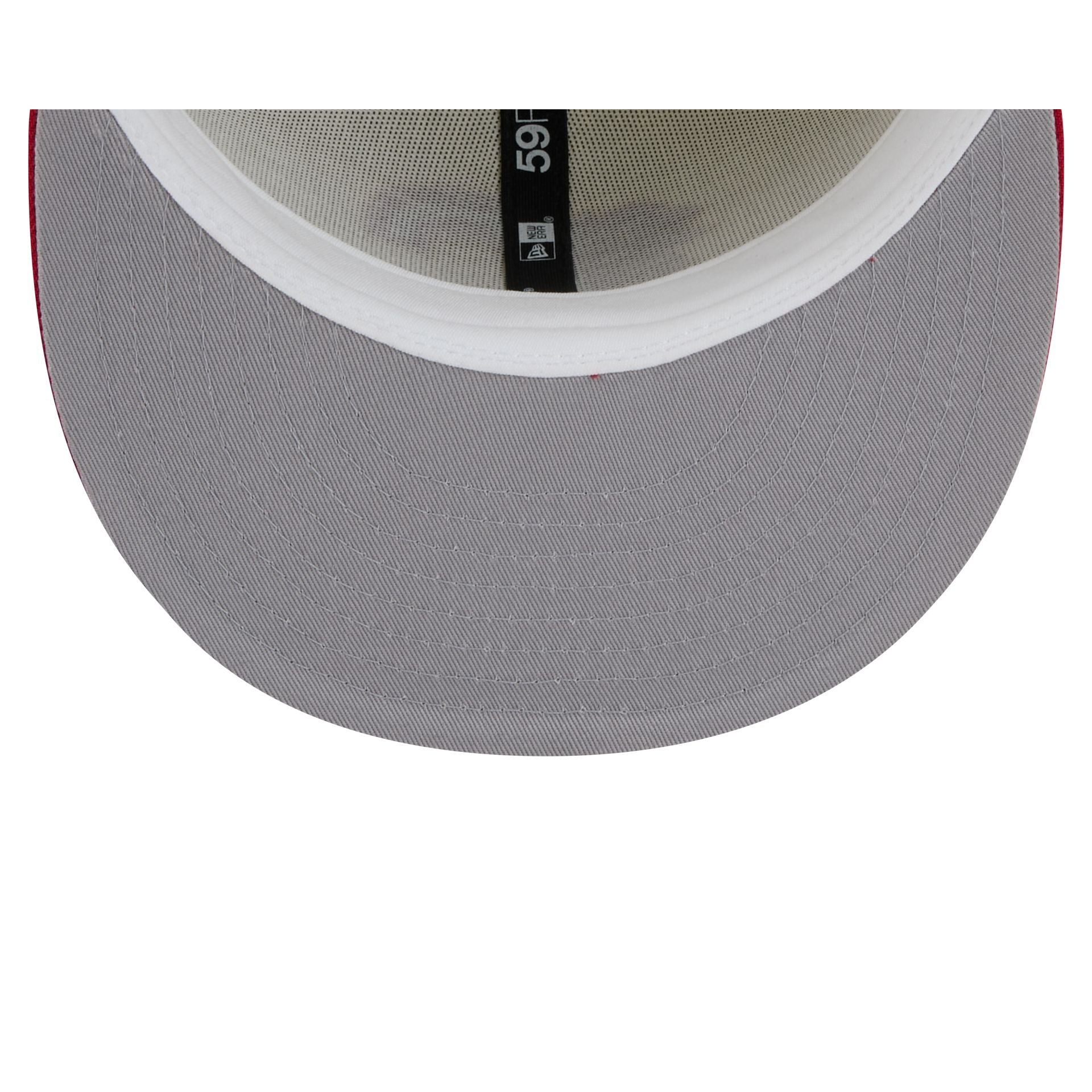Calgary Flames Chrome White 59FIFTY Fitted Hat - Image 7