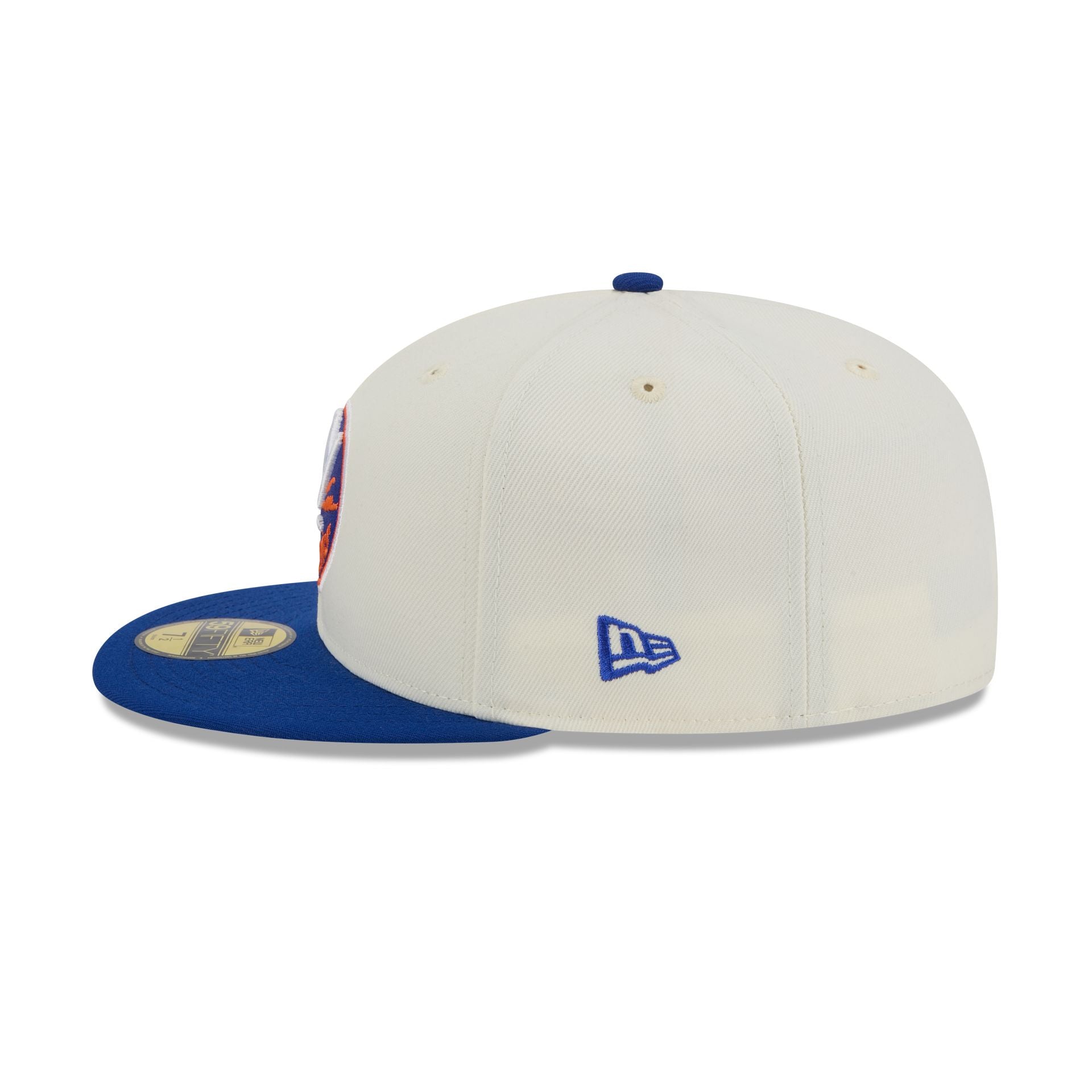 New York Islanders Chrome White 59FIFTY Fitted Hat - Image 4