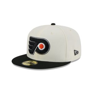 Philadelphia Flyers Chrome White 59FIFTY Fitted Hat