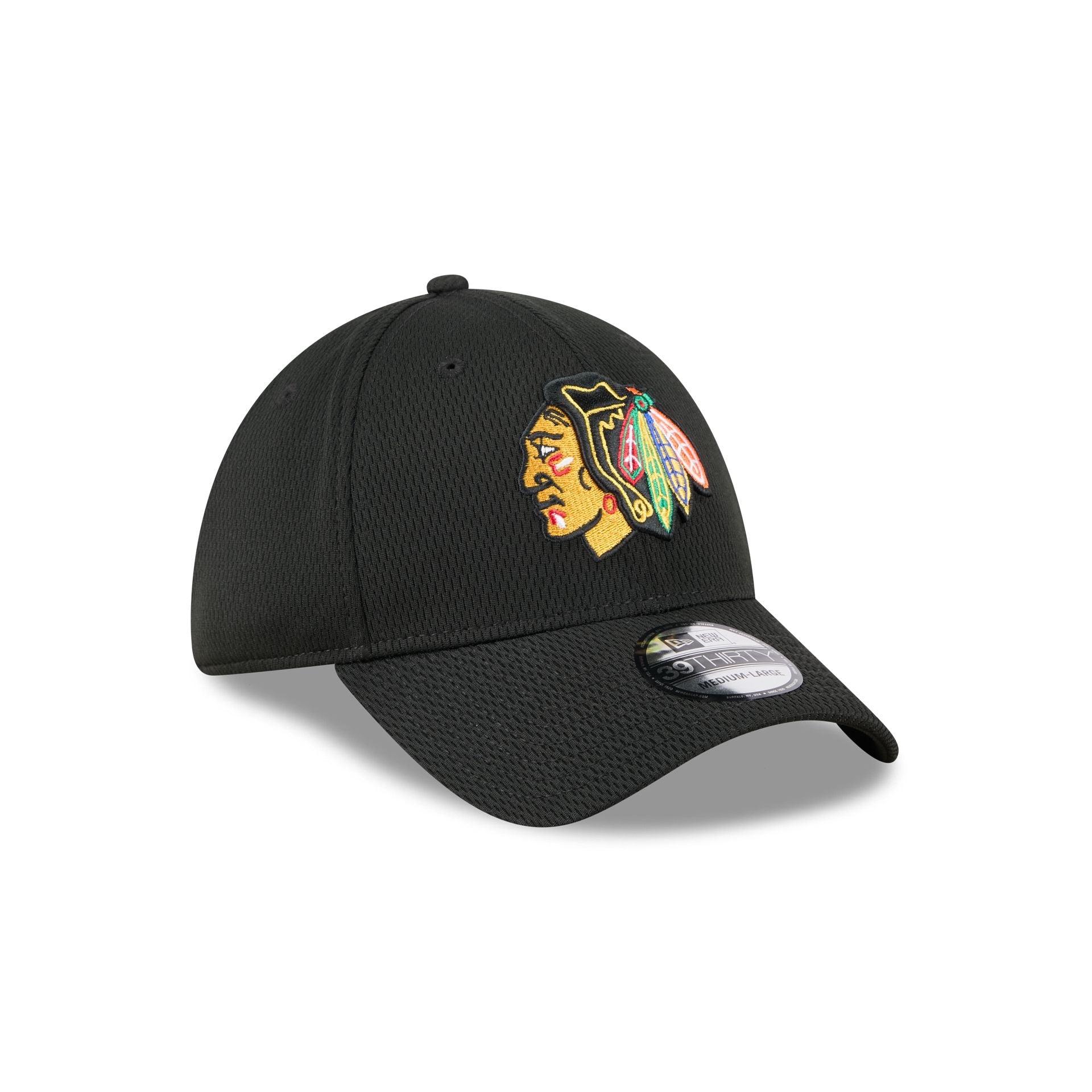 Chicago Blackhawks Red 39THIRTY Stretch Fit Hat - Image 3