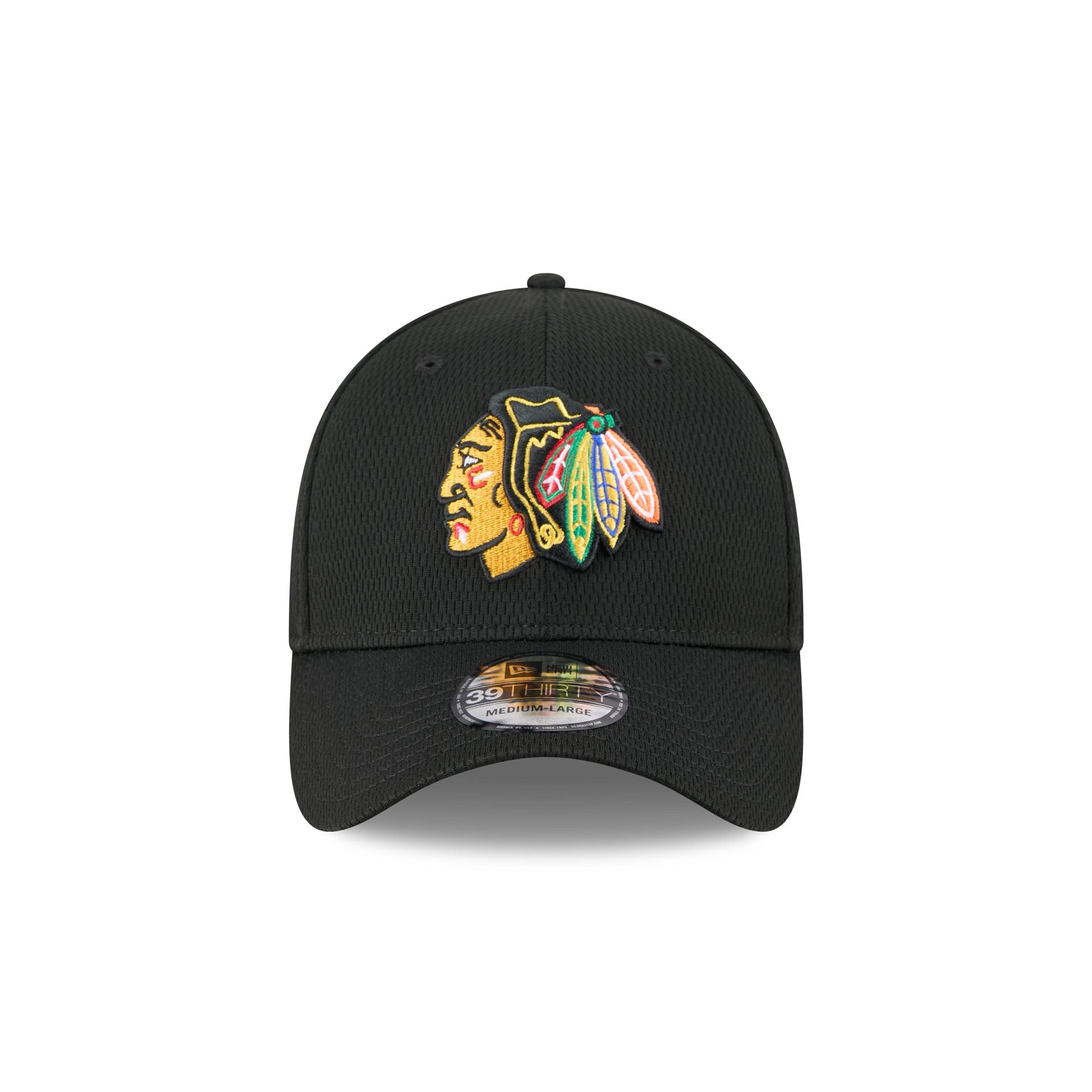 Chicago Blackhawks Red 39THIRTY Stretch Fit Hat - Image 2