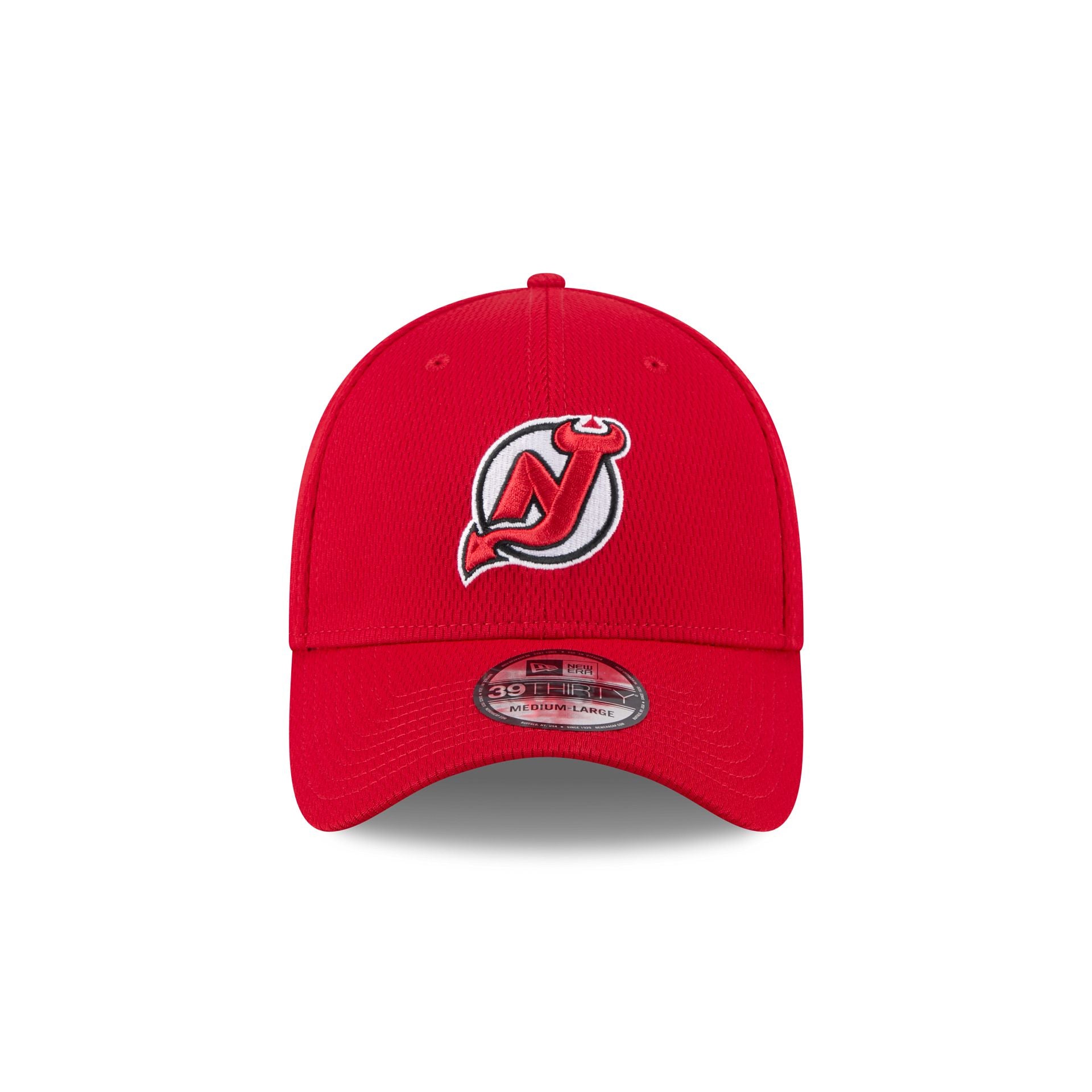 New Jersey Devils Red 39THIRTY Stretch Fit Hat - Image 2