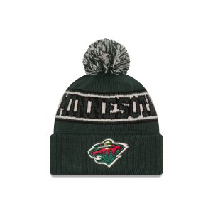 Minnesota Wild Retro Pom Knit Hat