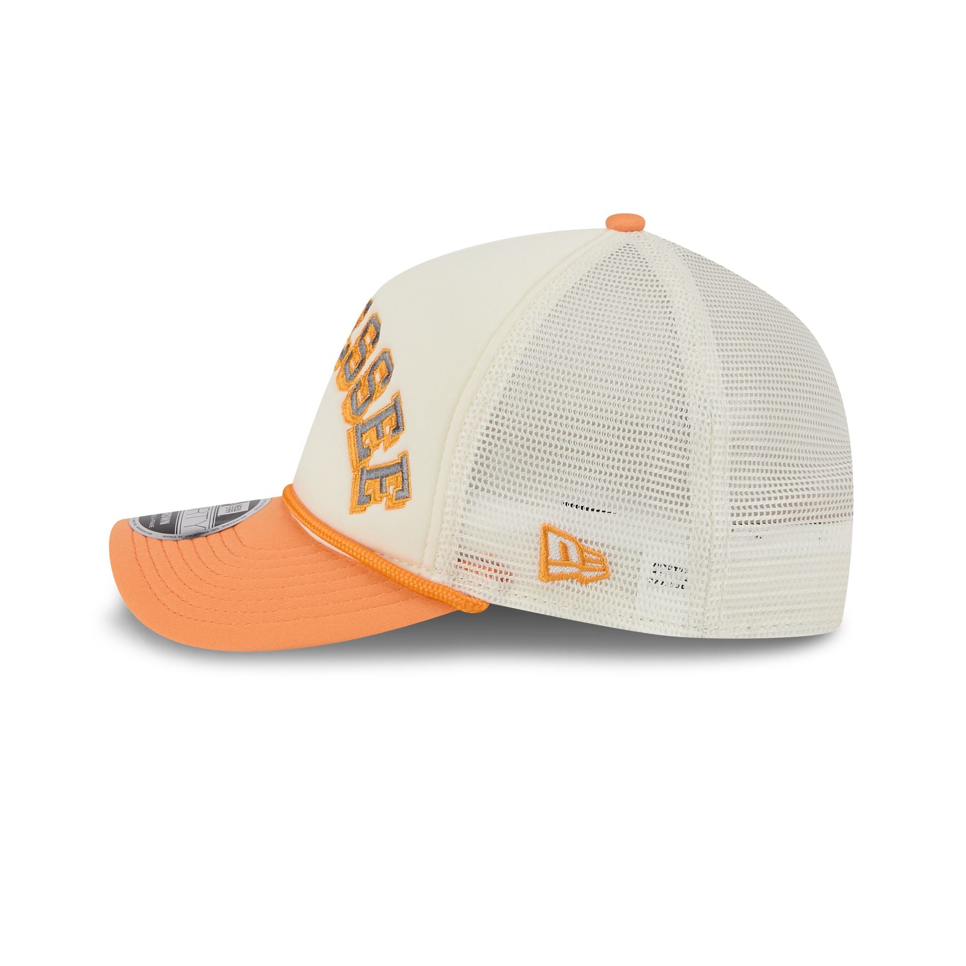 Tennessee Volunteers Chrome Arch 9FORTY M-Crown A-Frame Trucker Hat - Image 4