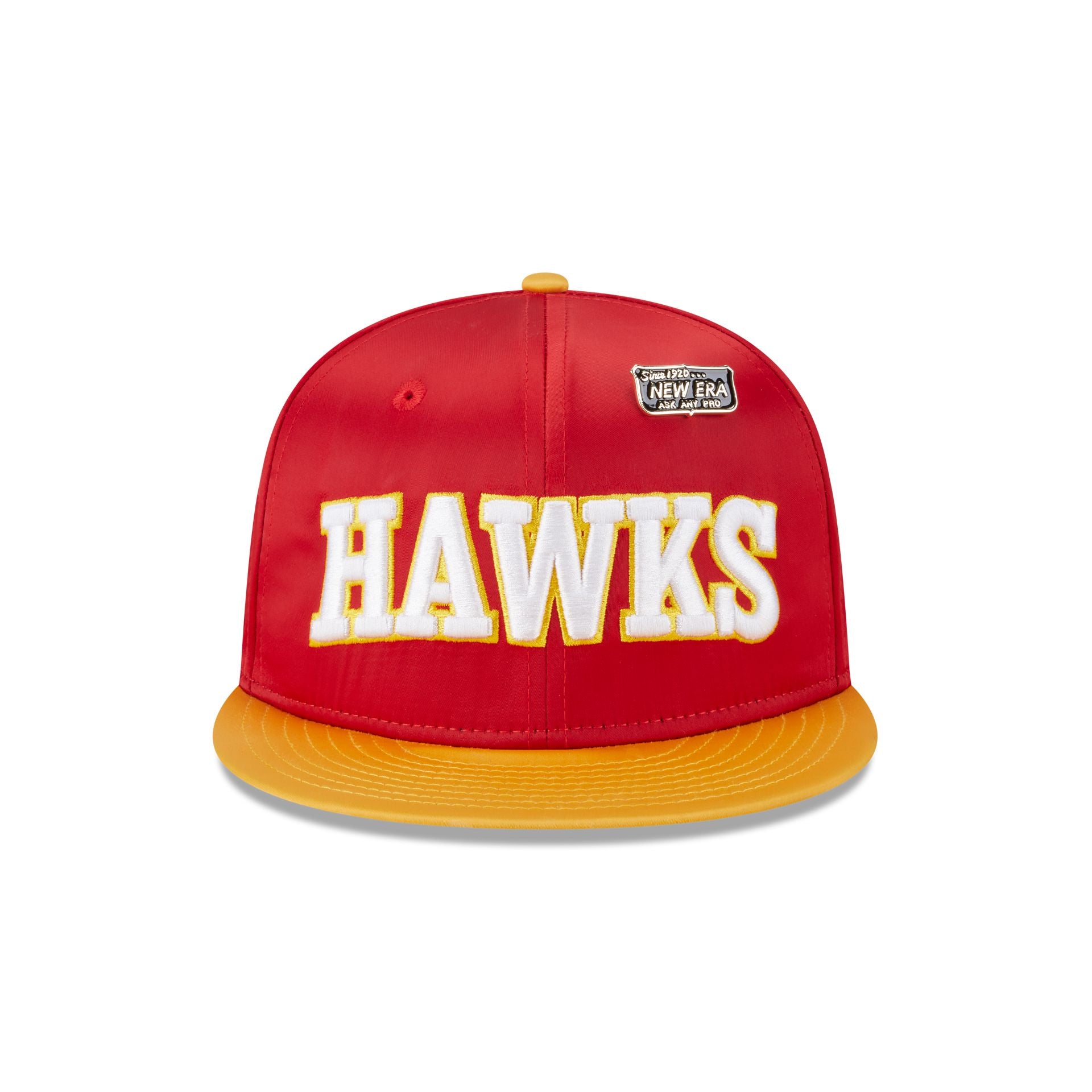 Atlanta Hawks Satin Pin 9FIFTY Snapback Hat - Image 2