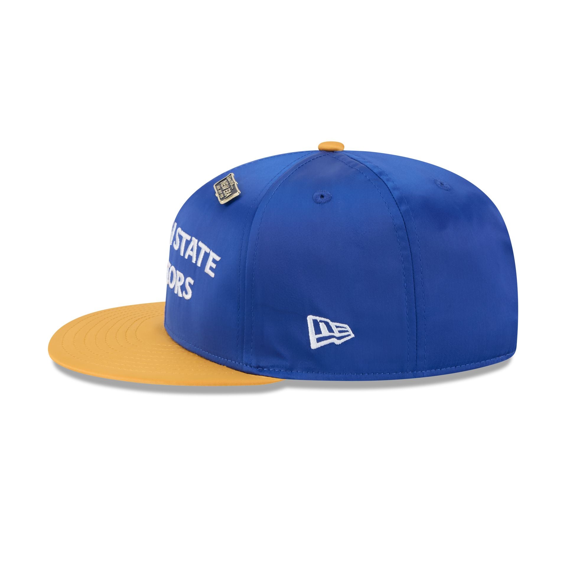 Golden State Warriors Satin Pin 9FIFTY Snapback Hat - Image 5