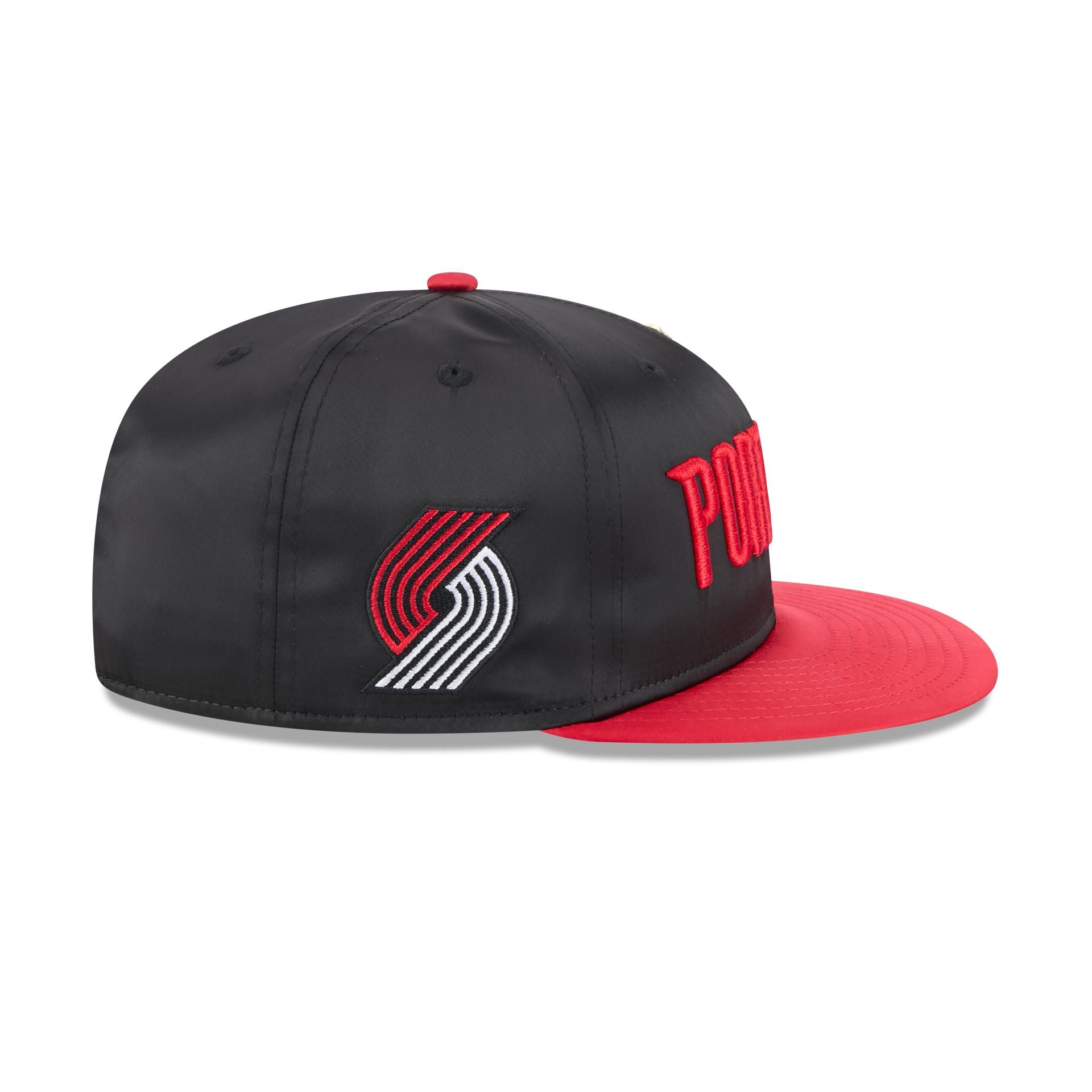 Portland Trail Blazers Satin Pin 9FIFTY Snapback Hat - Image 4
