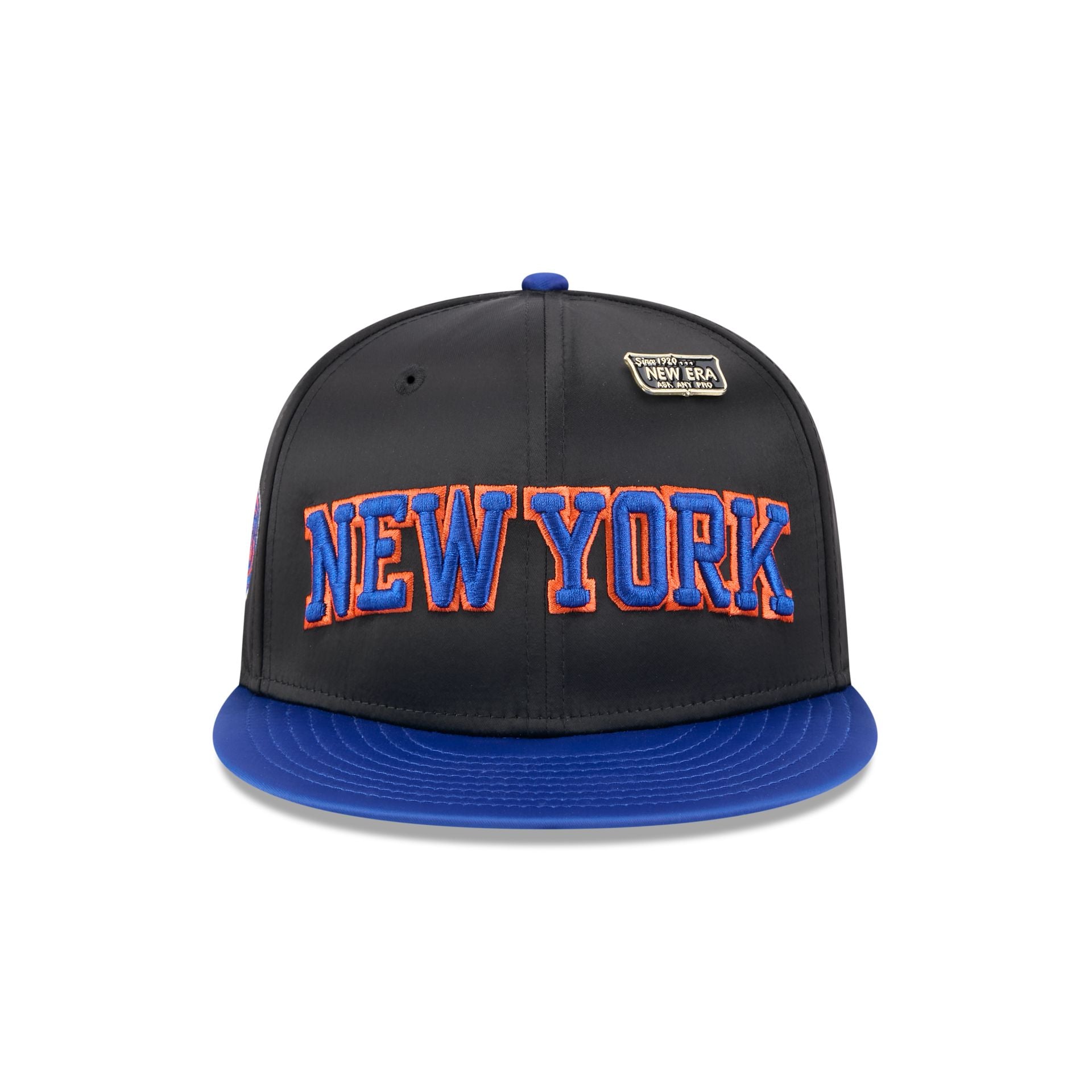 New York Knicks Satin Pin 9FIFTY Snapback Hat - Image 2