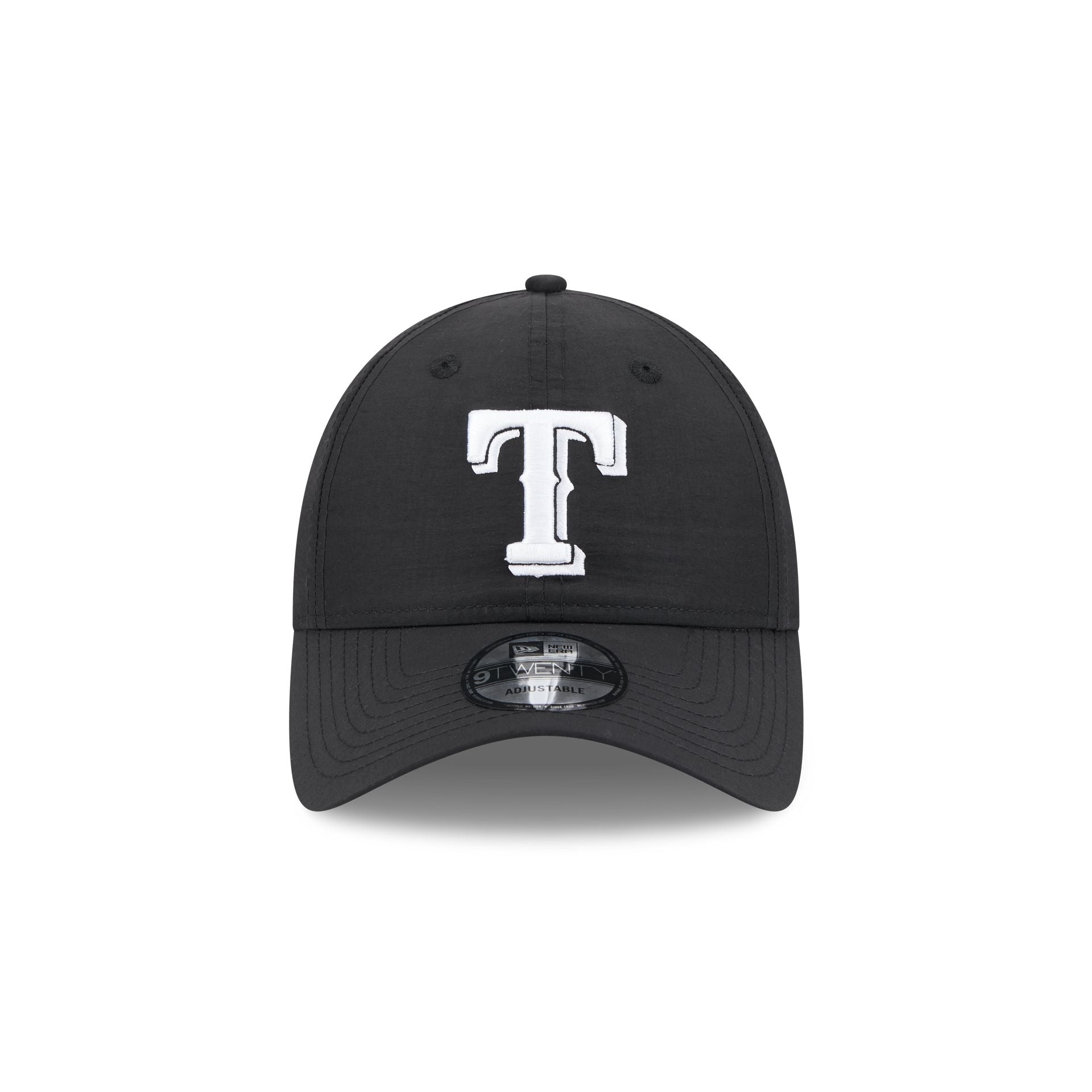 Texas Rangers Everyday Nylon Black 9TWENTY Adjustable Hat - Image 2