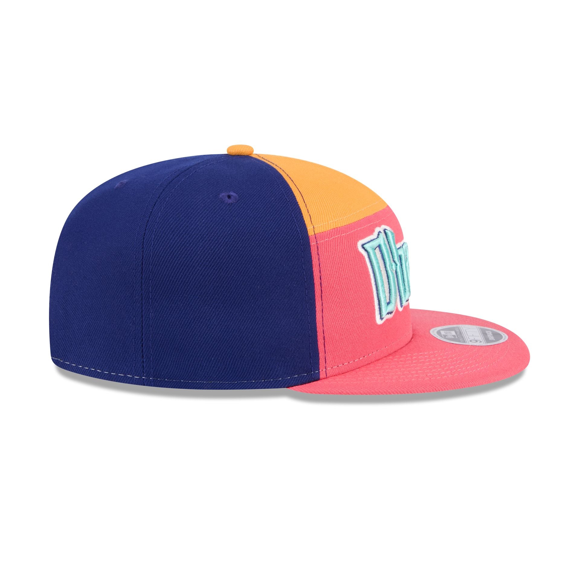 Arizona Diamondbacks Coral Split Panel 9FIFTY Snapback Hat - Image 5