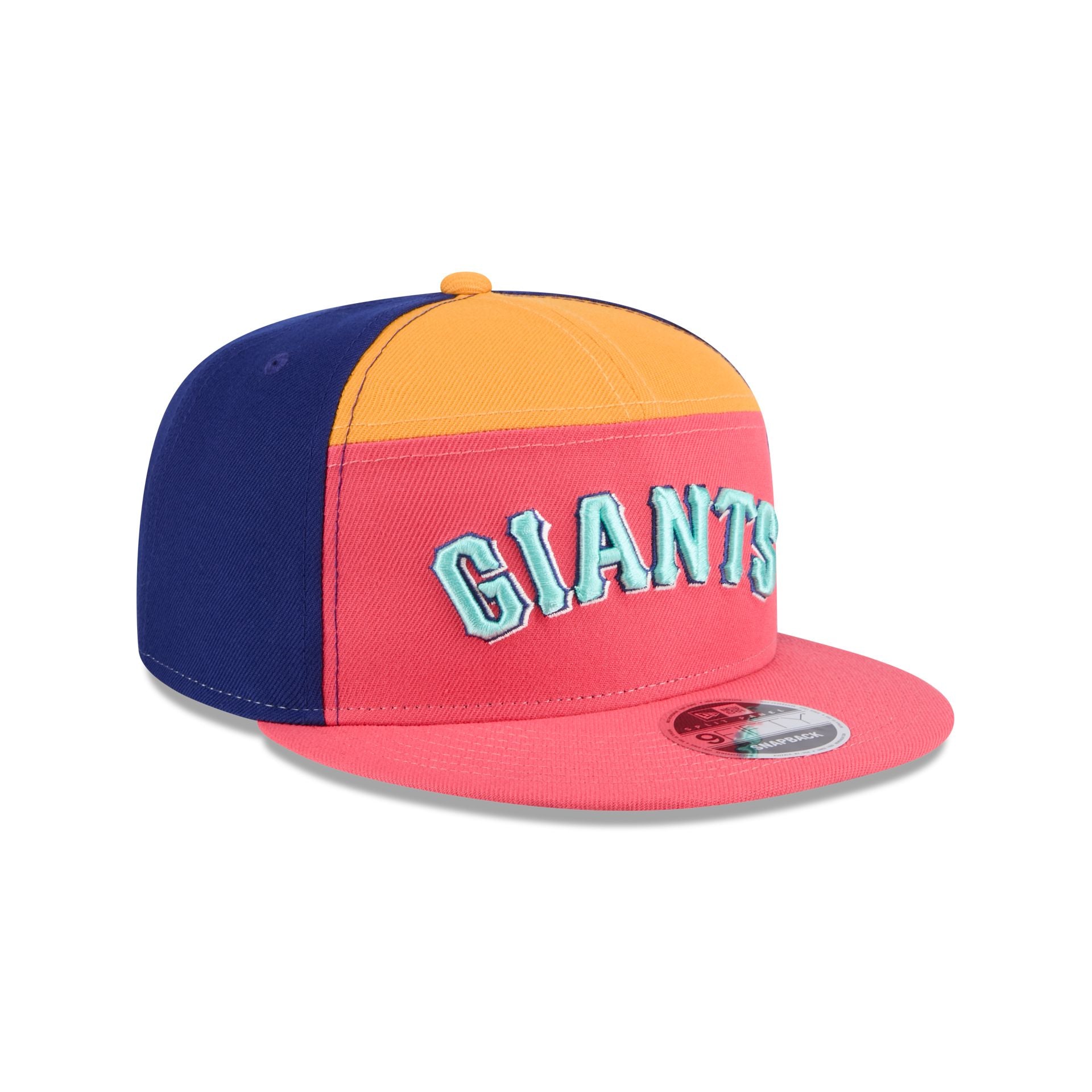 San Francisco Giants Coral Split Panel 9FIFTY Snapback Hat - Image 3