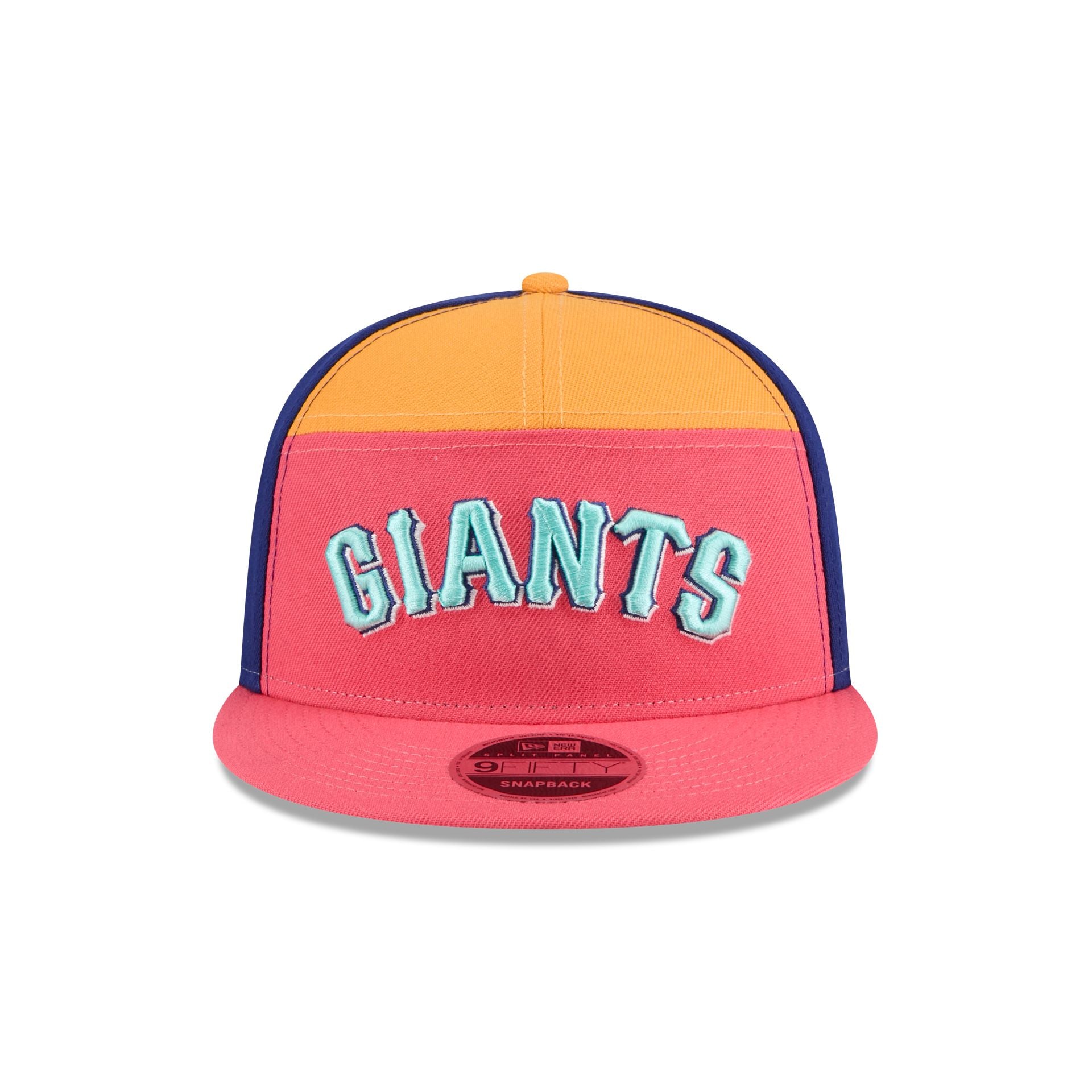San Francisco Giants Coral Split Panel 9FIFTY Snapback Hat - Image 2