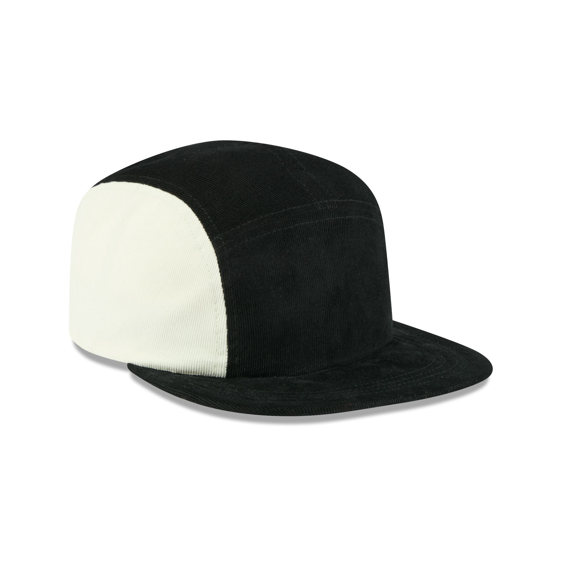 New Era Cap Black White Cord Camper Strapback Hat - Image 3