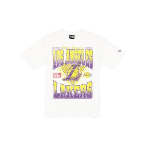 Los Angeles Lakers Sport Classics Washed Optic White T-Shirt