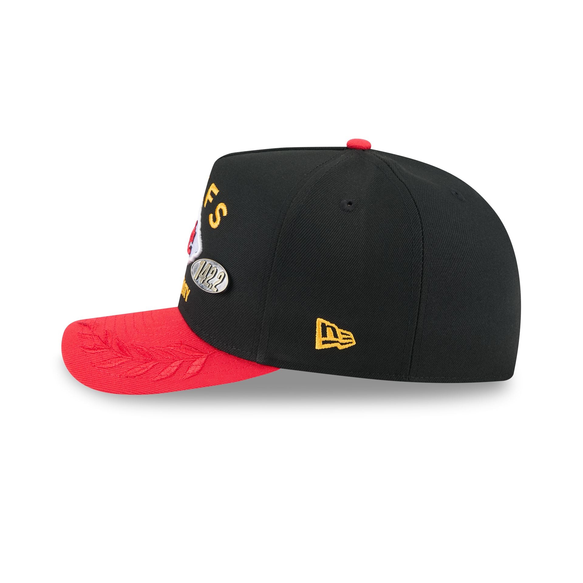 Kansas City Chiefs 2025 Draft Black 59FIFTY A-Frame Fitted Hat - Image 4