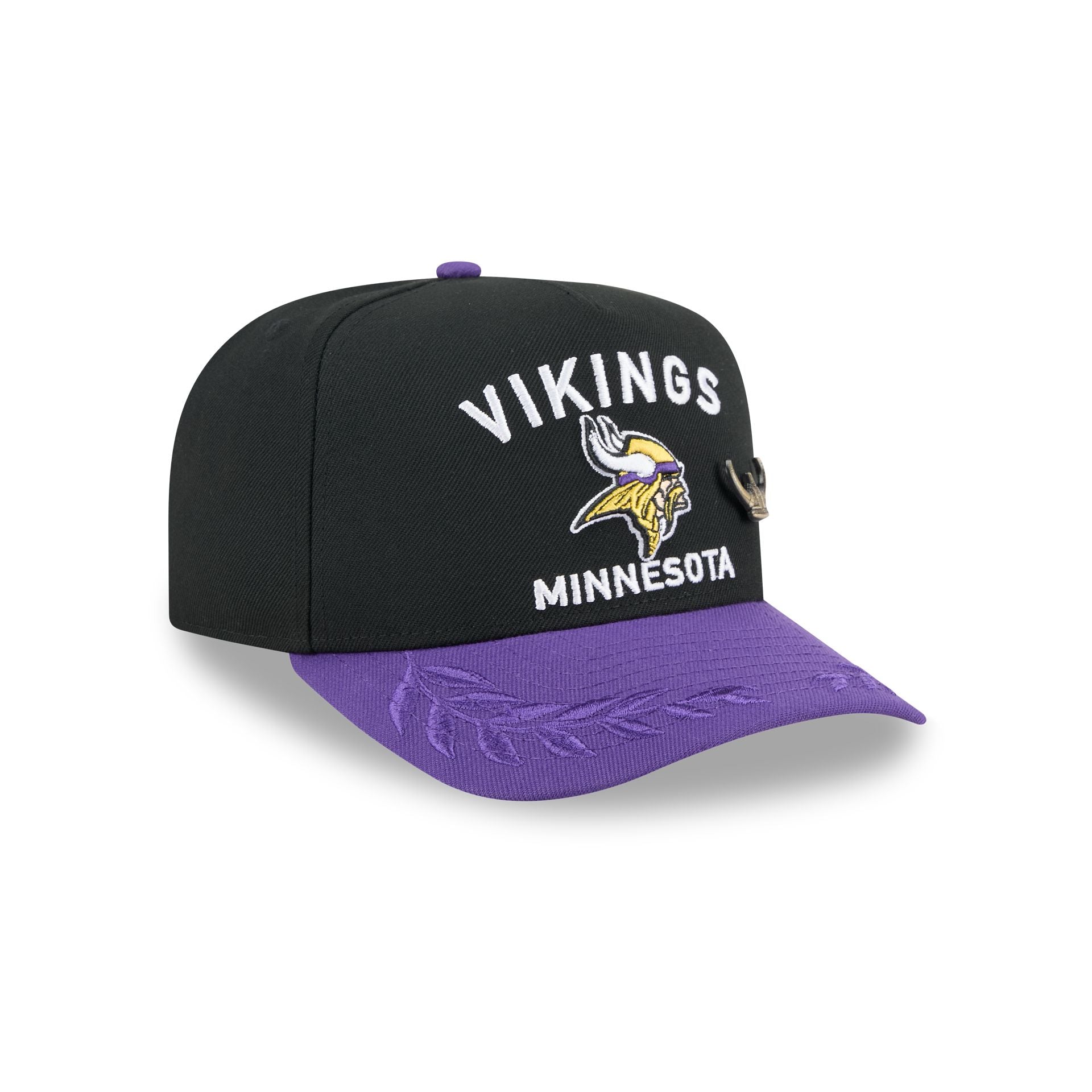 Minnesota Vikings 2025 Draft Black 59FIFTY A-Frame Fitted Hat - Image 3