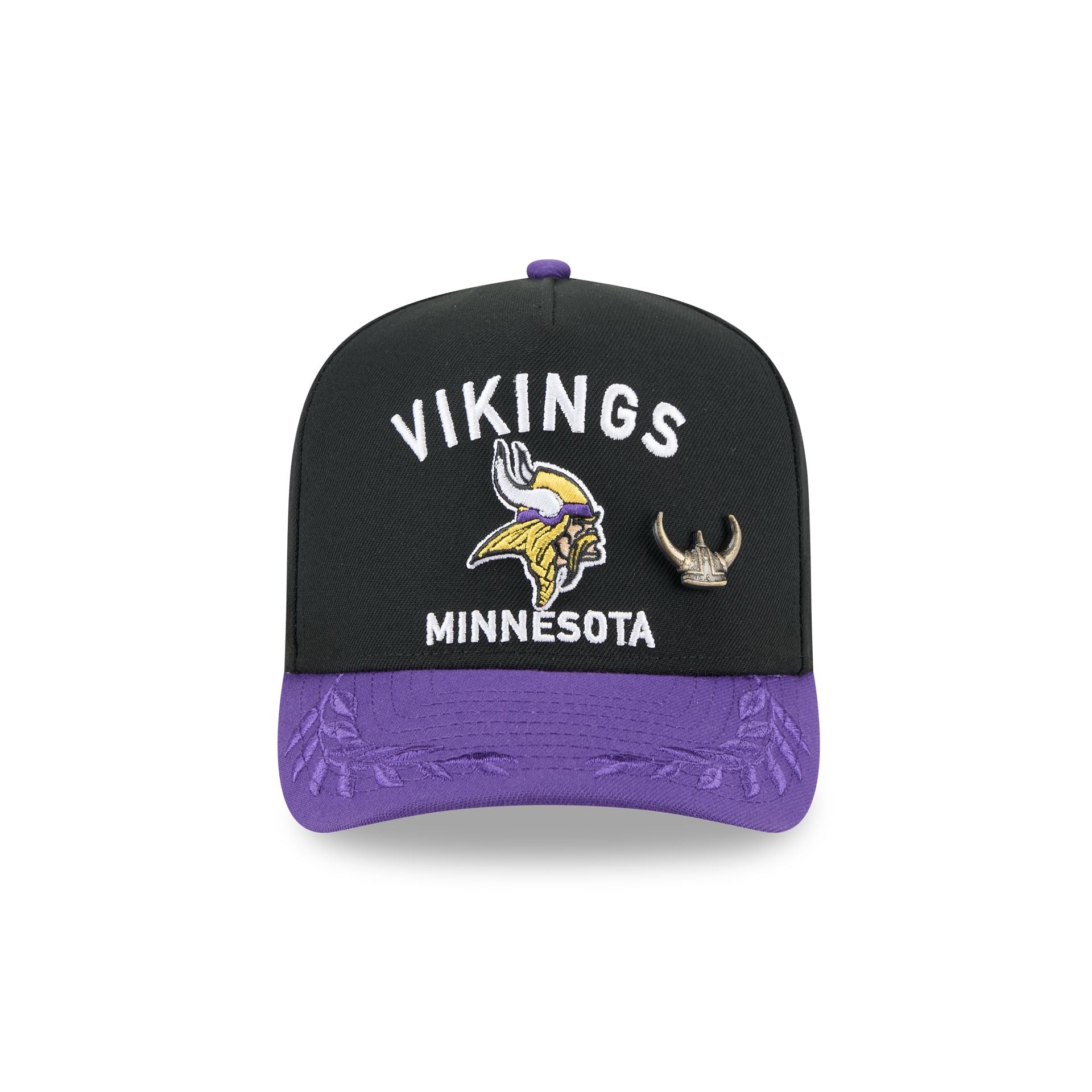 Minnesota Vikings 2025 Draft Black 59FIFTY A-Frame Fitted Hat - Image 2