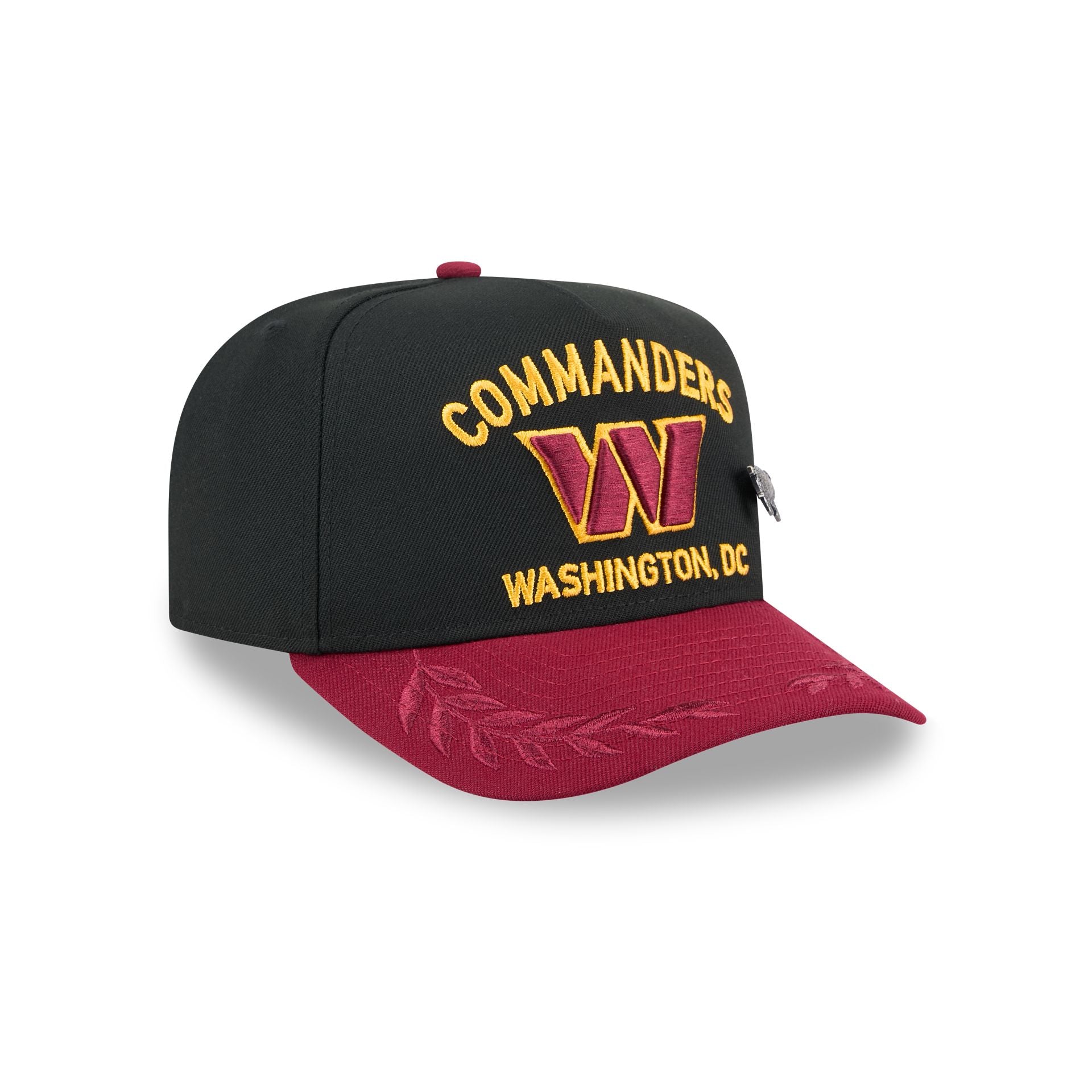 Washington Commanders 2025 Draft Black 59FIFTY A-Frame Fitted Hat - Image 3