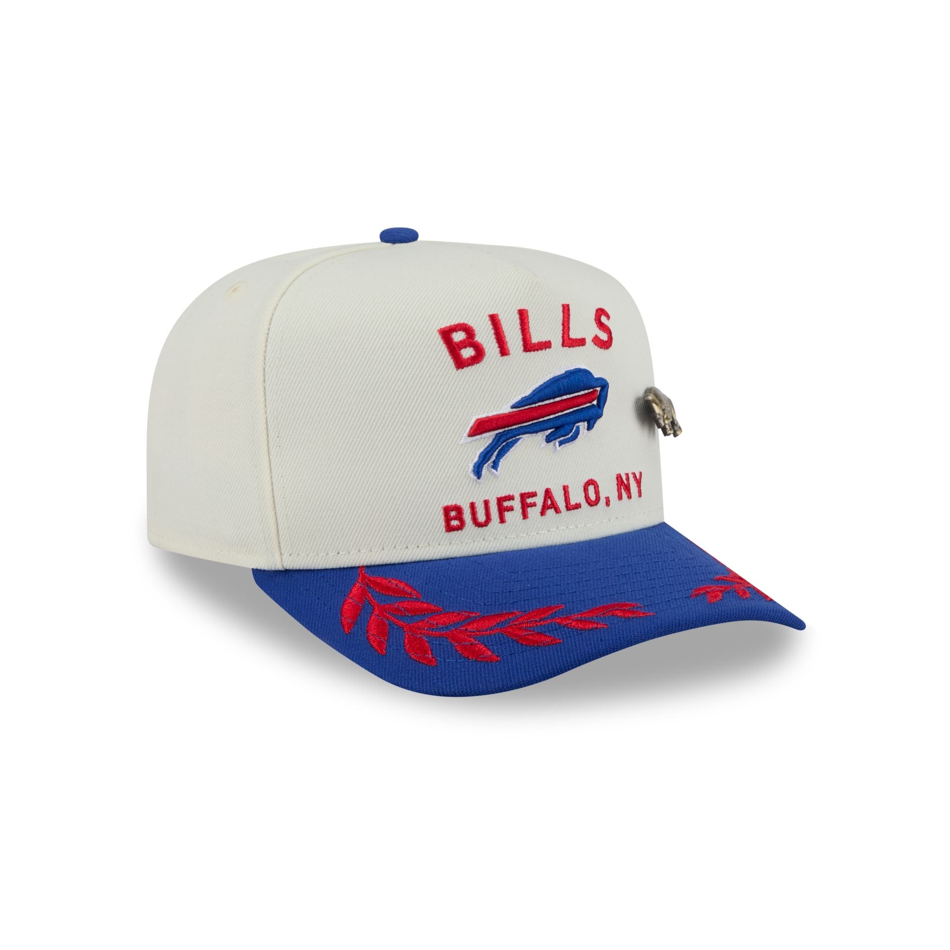 Buffalo Bills 2025 Draft Chrome White 59FIFTY A-Frame Fitted Hat - Image 3