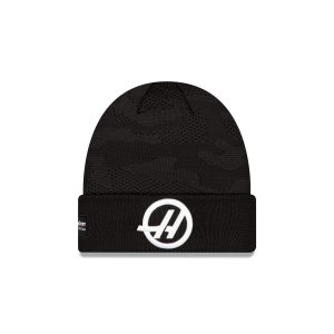 MoneyGram Haas F1 Team Camo Cuff Knit Beanie