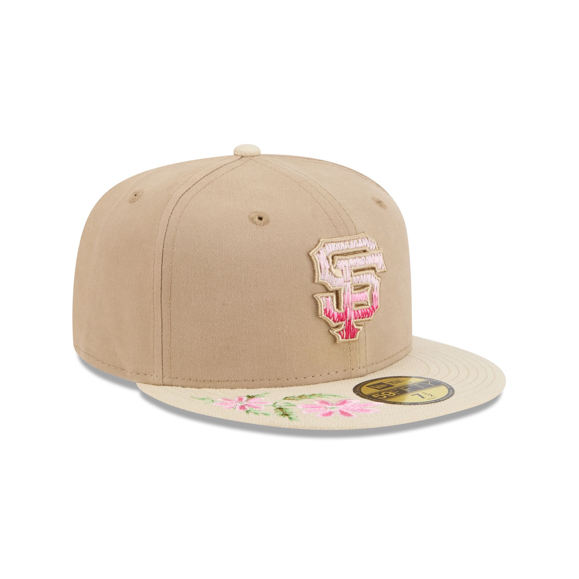 San Francisco Giants Hand Stitched Floral 59FIFTY Fitted Hat - Image 3