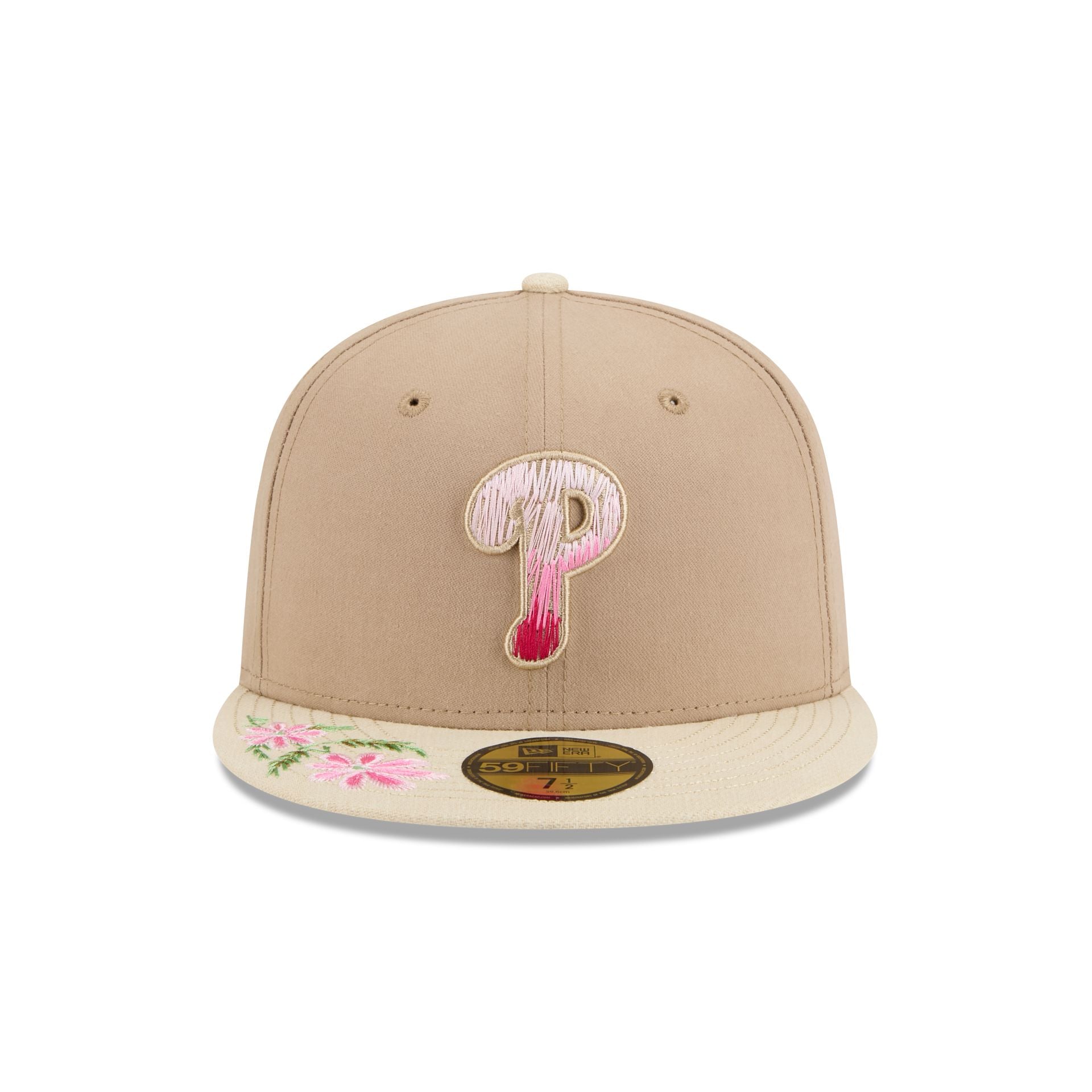 Philadelphia Phillies Hand Stitched Floral 59FIFTY Fitted Hat - Image 2