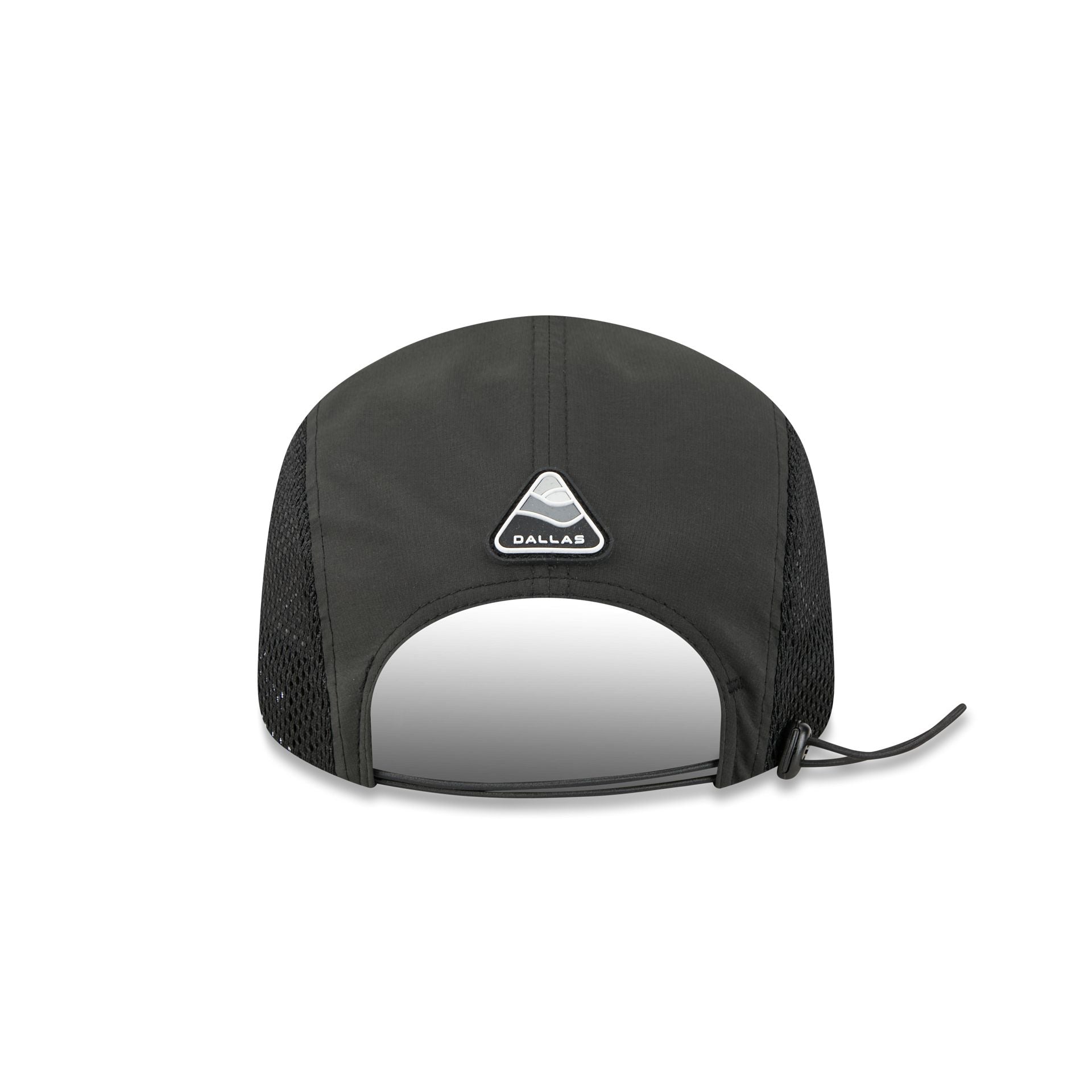 Dallas Cowboys Black Poly Runner Adjustable Hat - Image 6