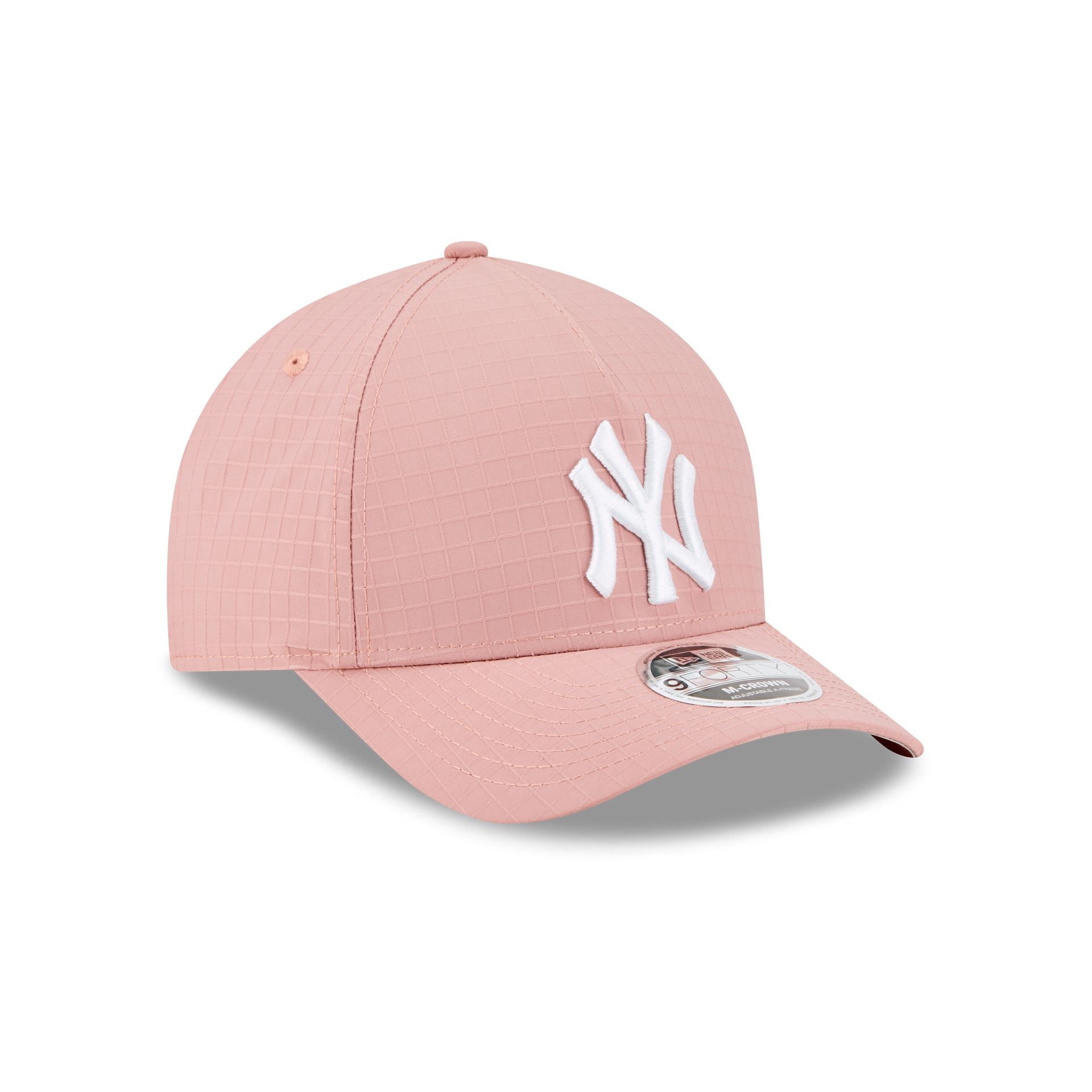 New York Yankees Pink Ripstop 9FORTY M-Crown A-Frame Snapback Hat - Image 3