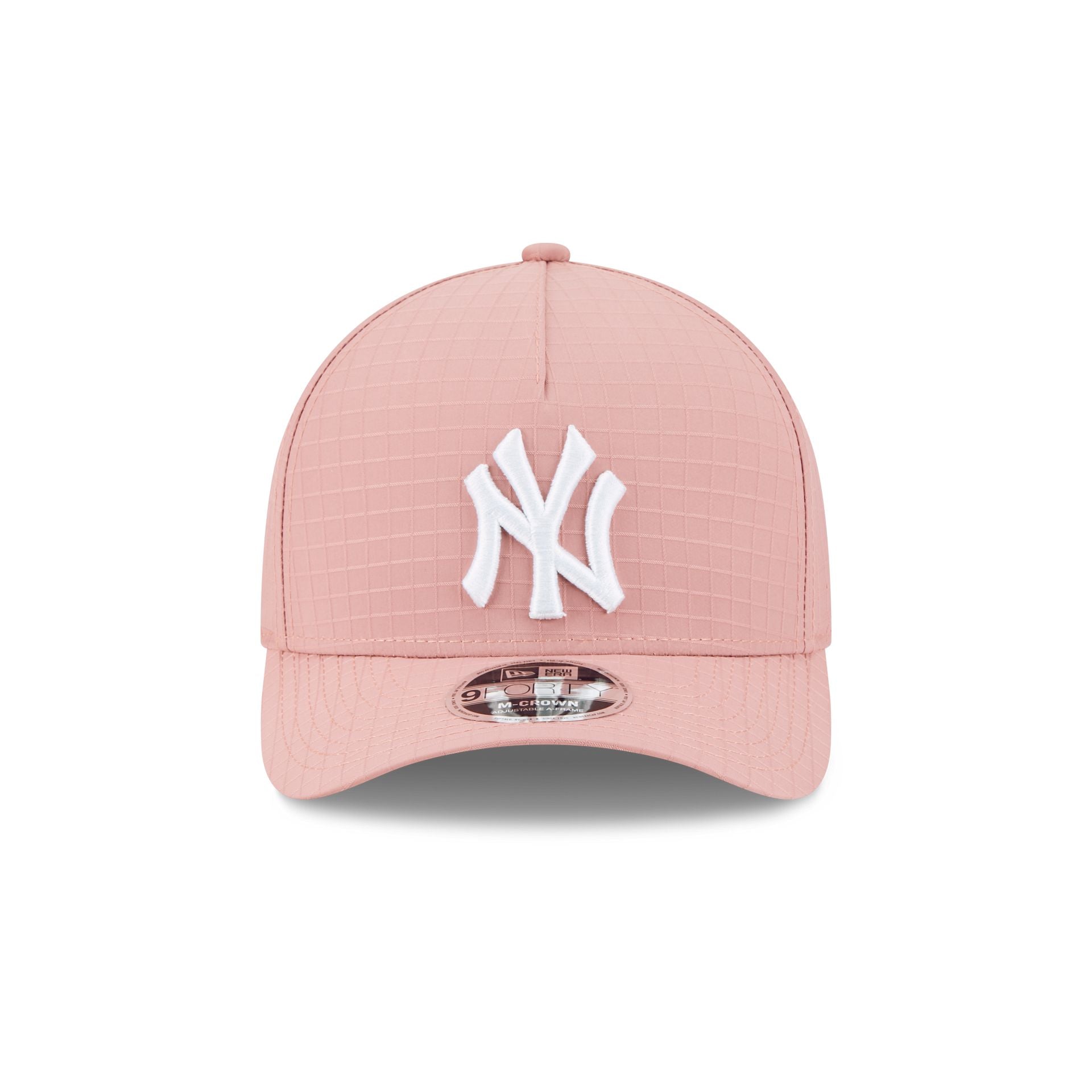 New York Yankees Pink Ripstop 9FORTY M-Crown A-Frame Snapback Hat - Image 2