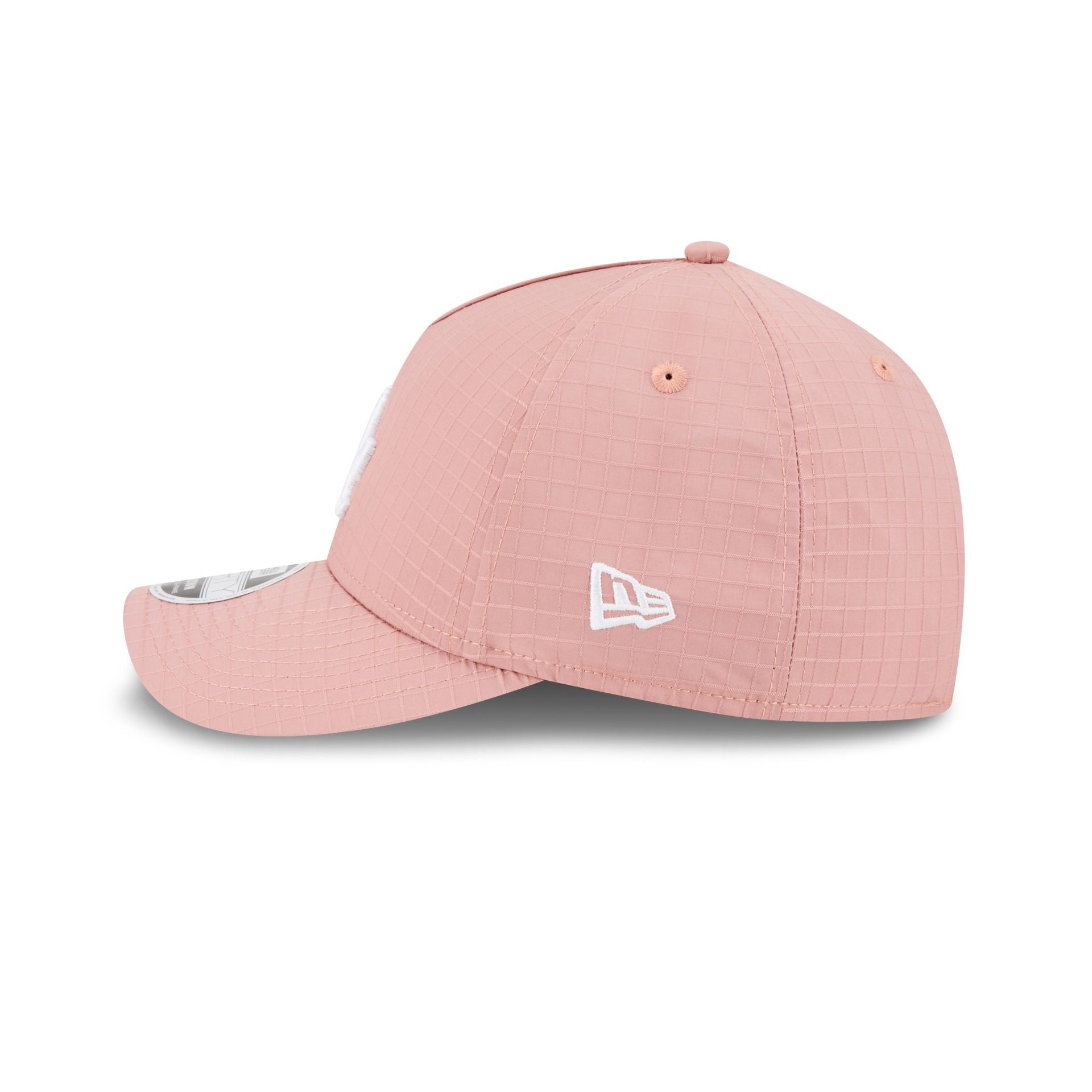 Los Angeles Dodgers Pink Ripstop 9FORTY M-Crown A-Frame Snapback Hat - Image 4
