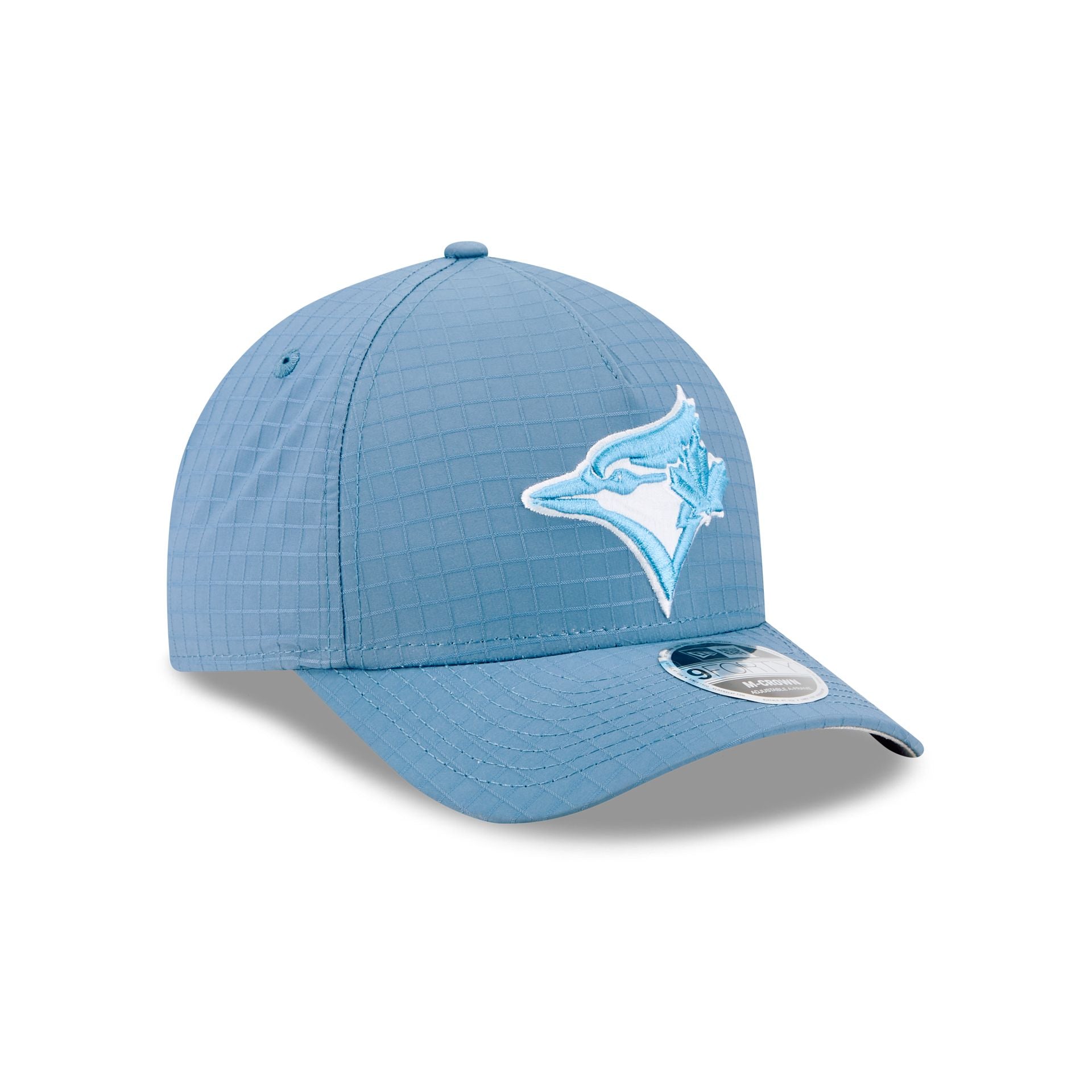 Toronto Blue Jays Blue Ripstop 9FORTY M-Crown A-Frame Snapback Hat - Image 3