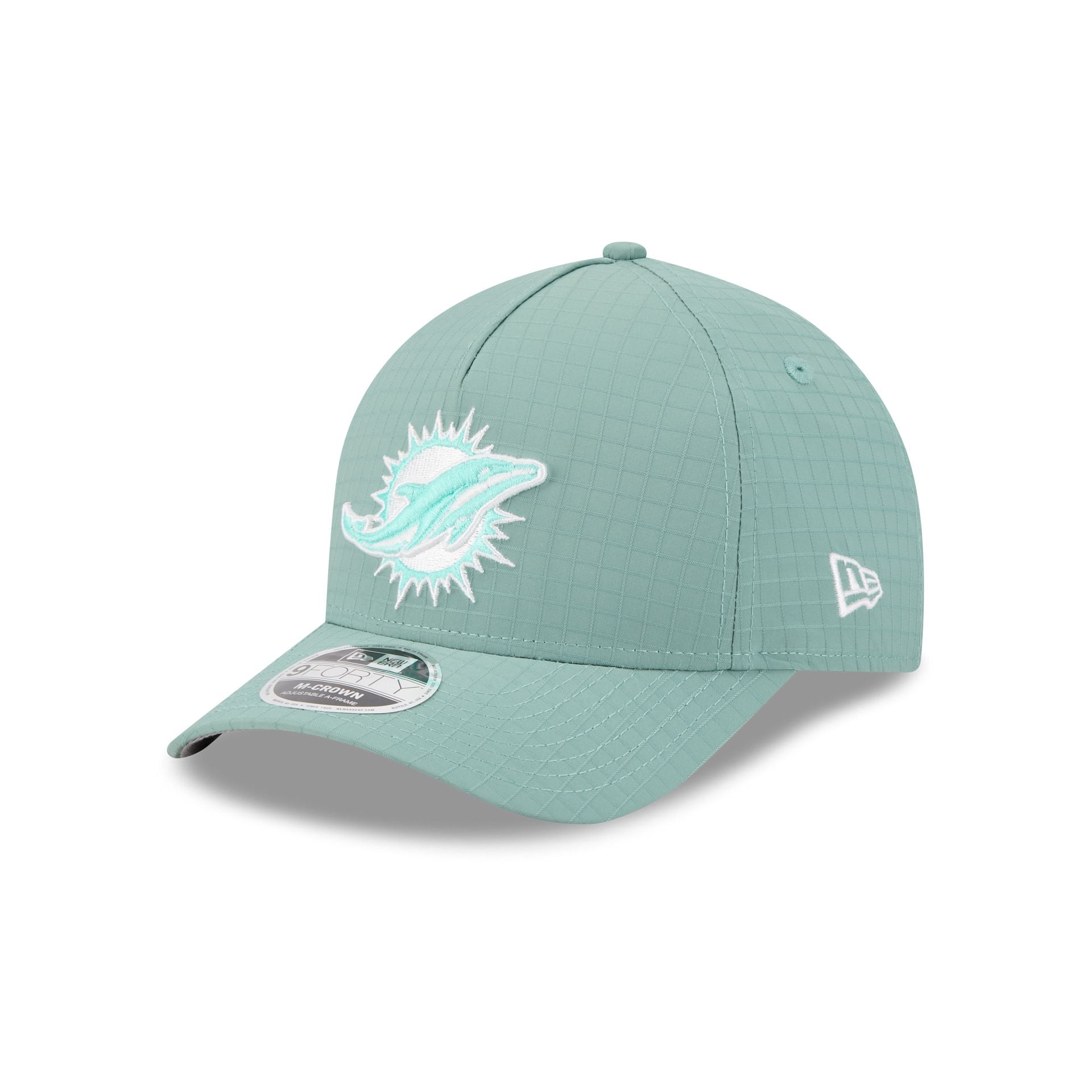Miami Dolphins Green Ripstop 9FORTY M-Crown A-Frame Snapback Hat