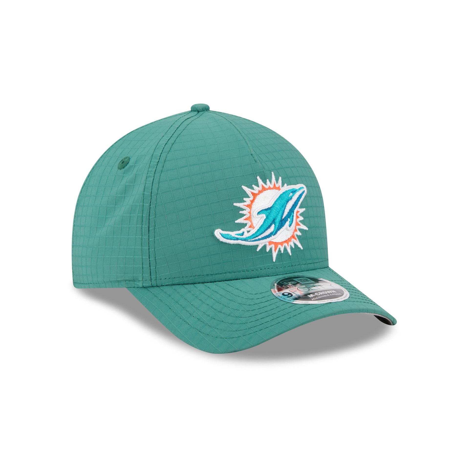 Miami Dolphins Ripstop 9FORTY M-Crown A-Frame Snapback Hat - Image 3
