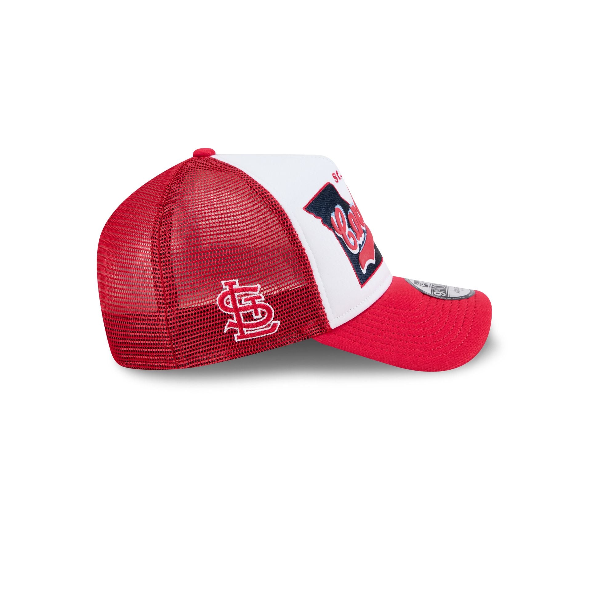 St. Louis Cardinals State Flower 9FORTY A-Frame Trucker Hat - Image 4