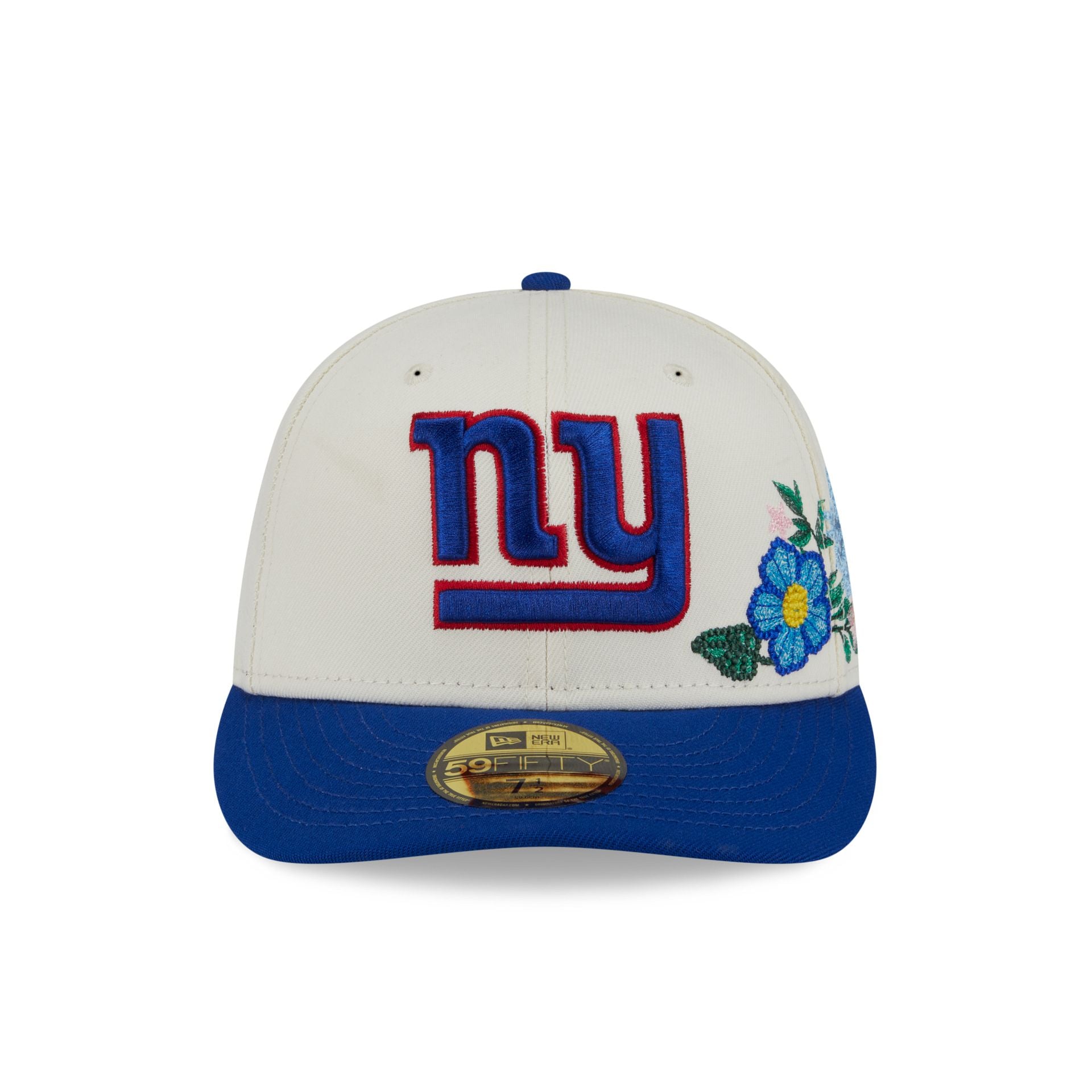 New York Giants Tonal Florals White 59FIFTY Fitted Hat - Image 2