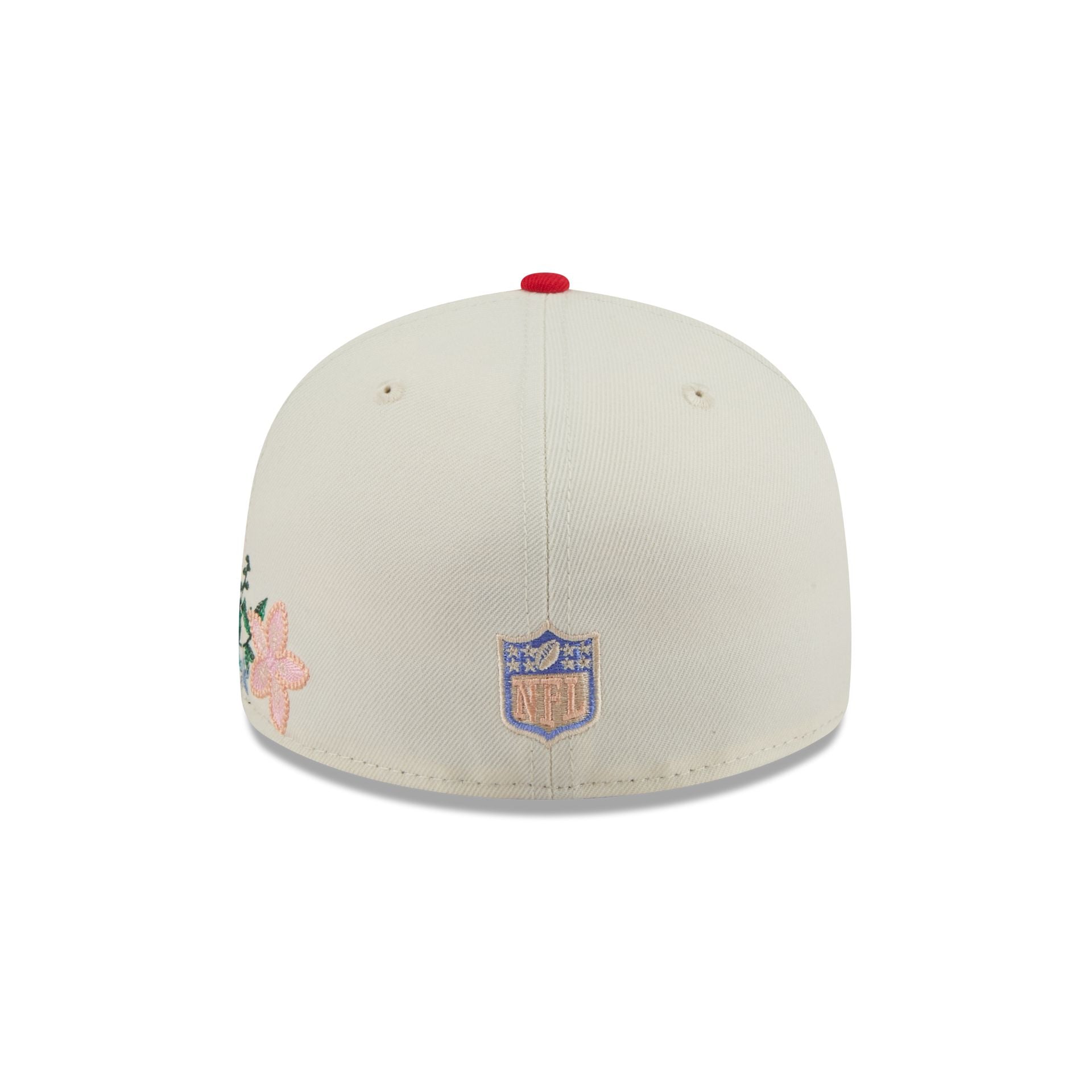 Kansas City Chiefs Tonal Florals White 59FIFTY Fitted Hat - Image 6