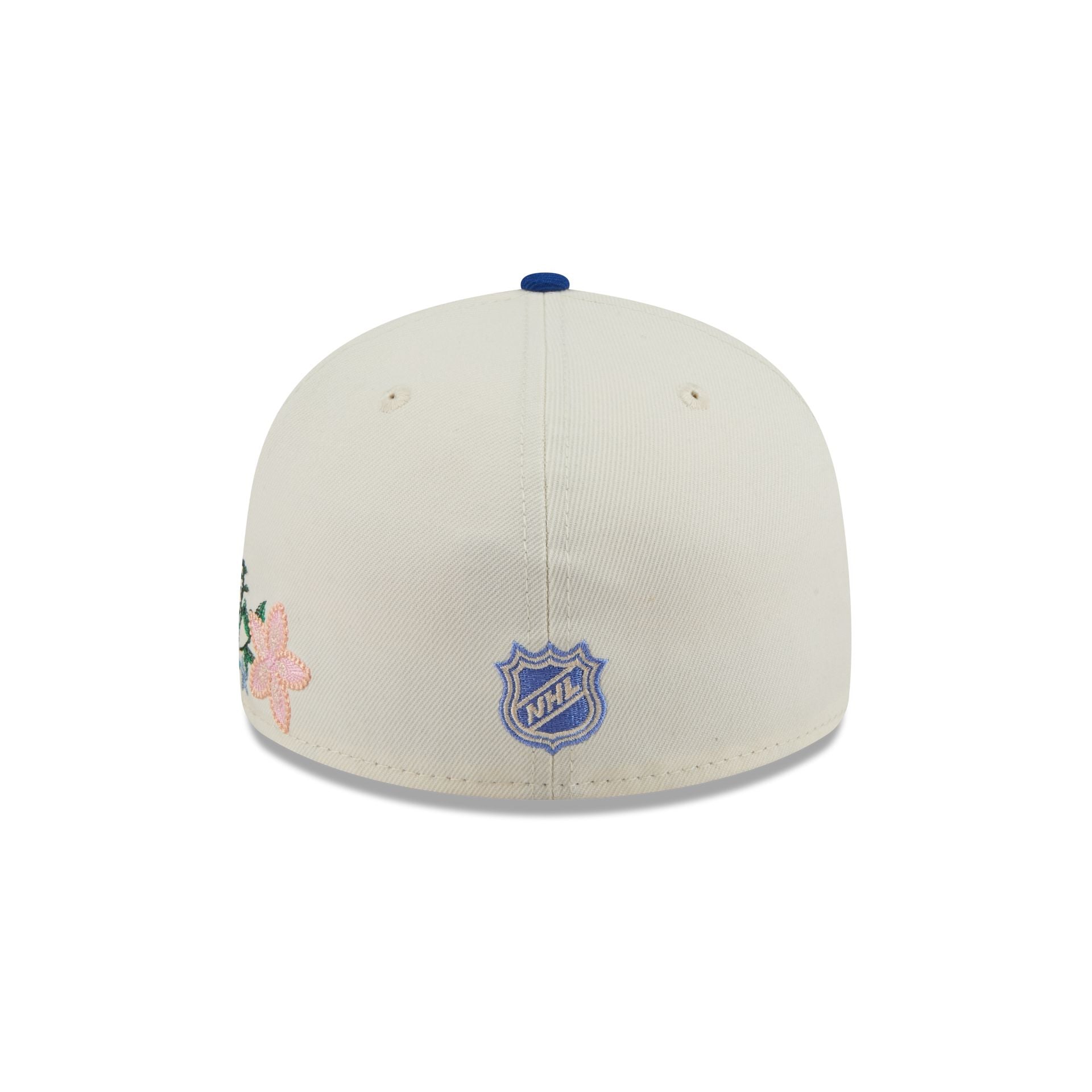 New York Rangers Tonal Florals White 59FIFTY Fitted Hat - Image 6