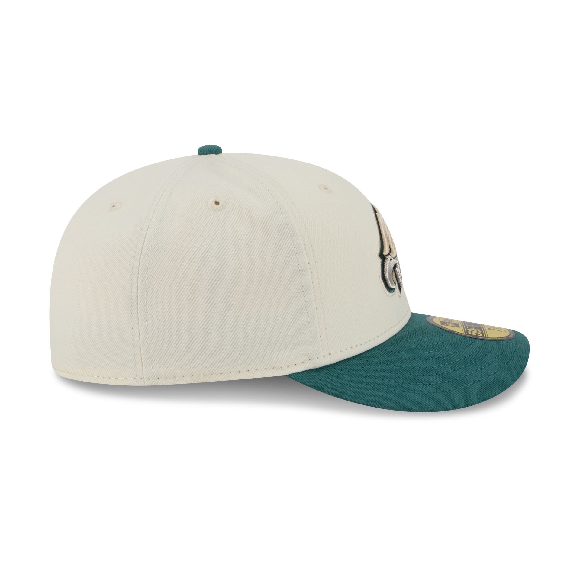 Philadelphia Eagles Tonal Florals White 59FIFTY Fitted Hat - Image 5