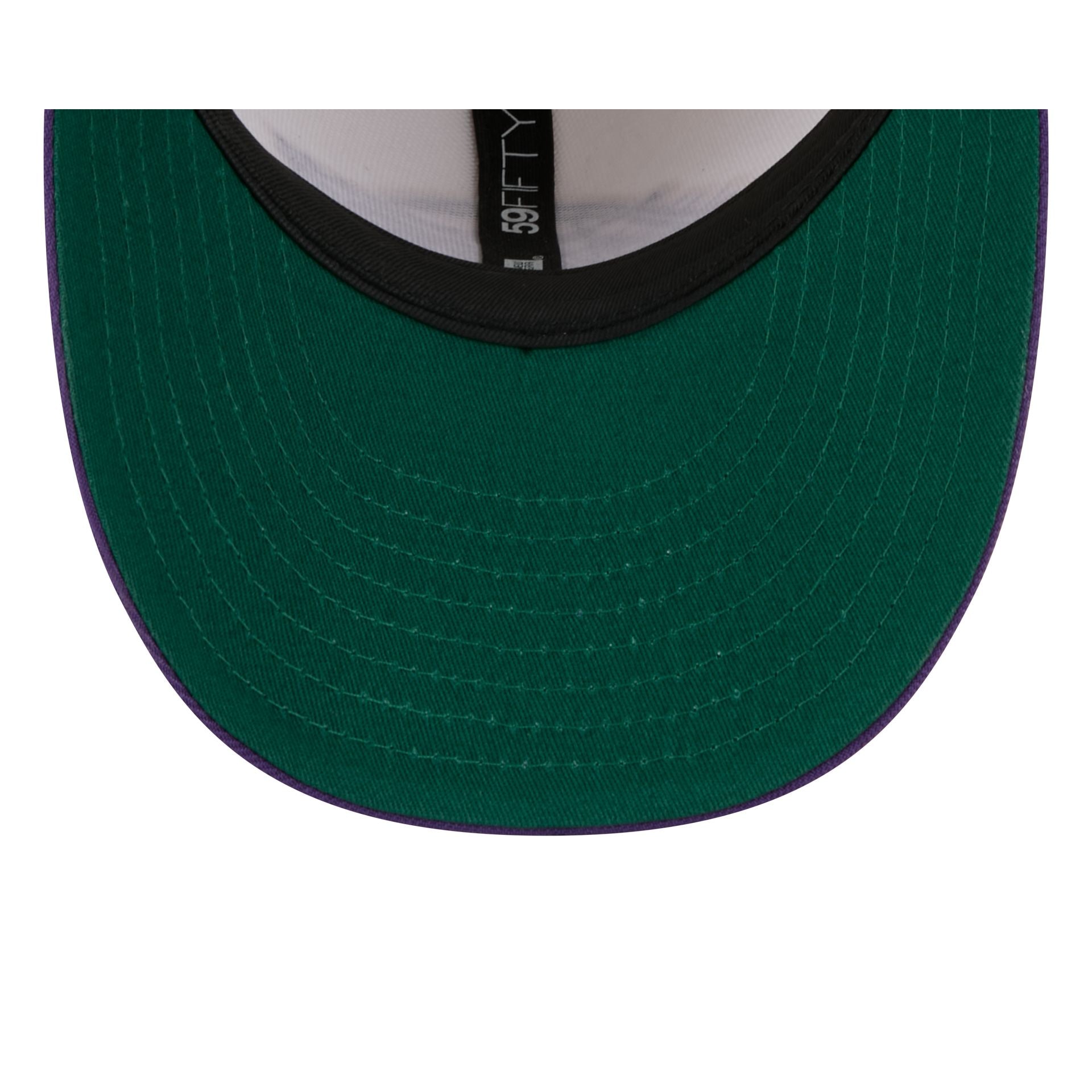 Los Angeles Lakers Tonal Florals White 59FIFTY Fitted Hat - Image 7