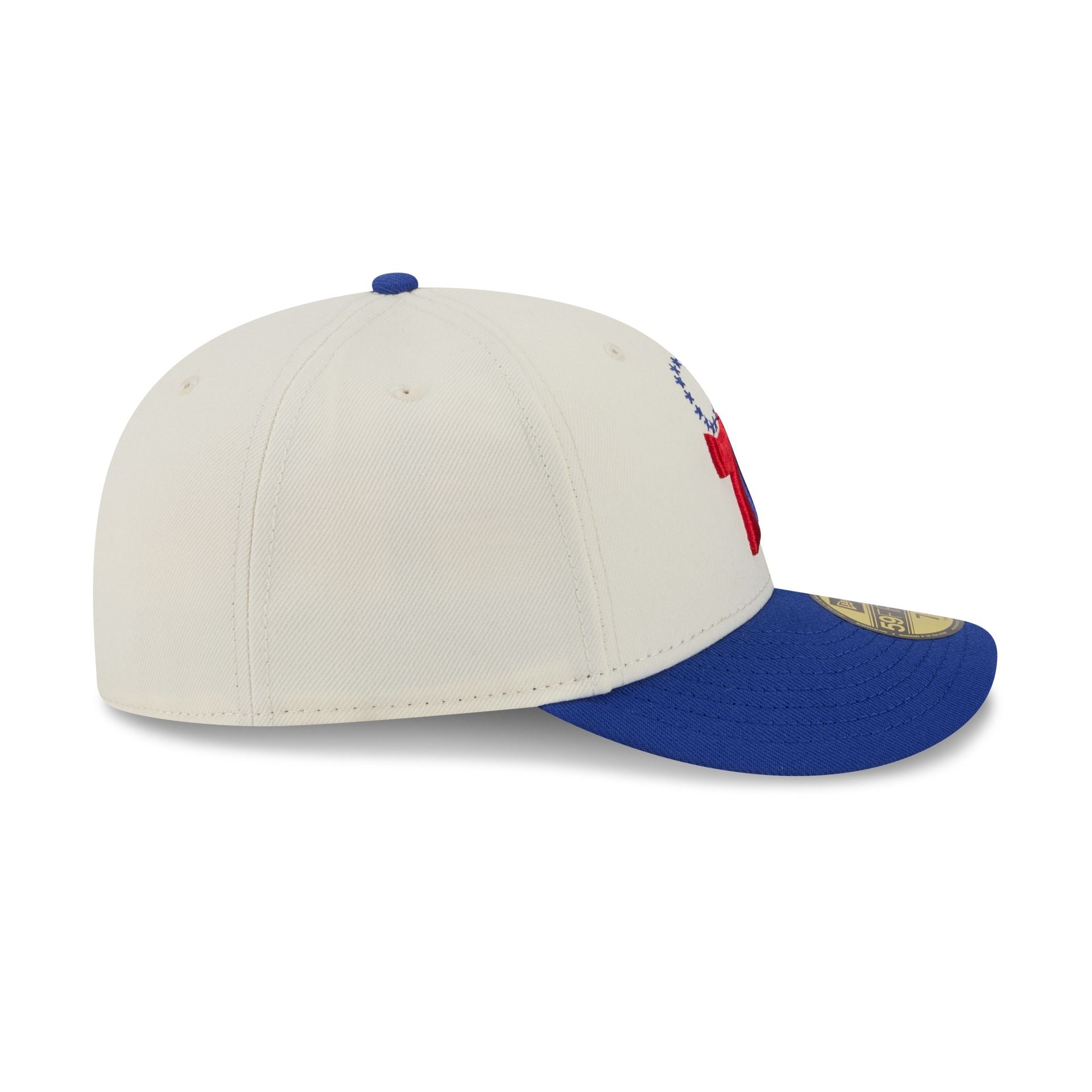 Philadelphia 76ers Tonal Florals White 59FIFTY Fitted Hat - Image 5