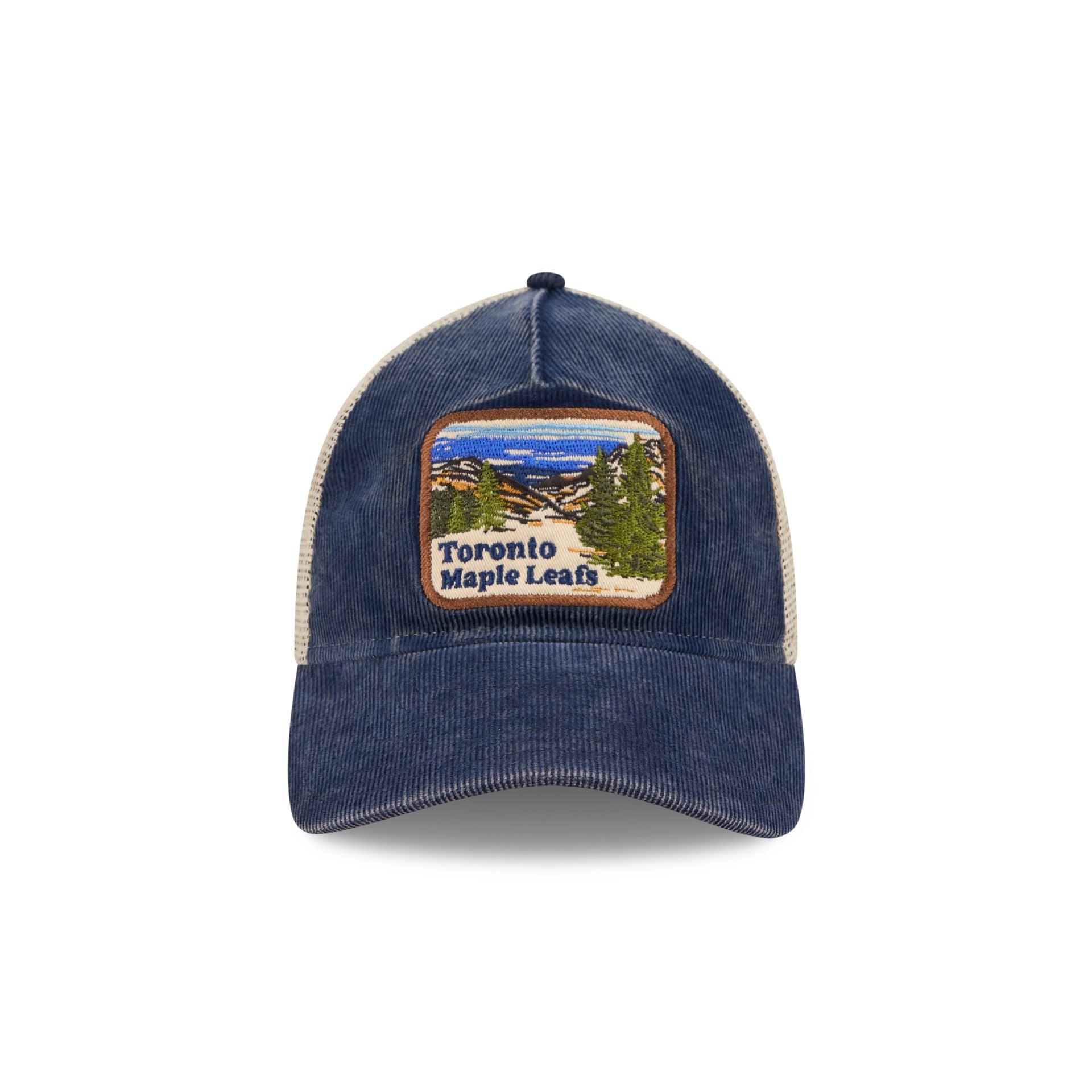 Toronto Maple Leafs Vintage Landscape 9TWENTY A-Frame Trucker Hat - Image 2