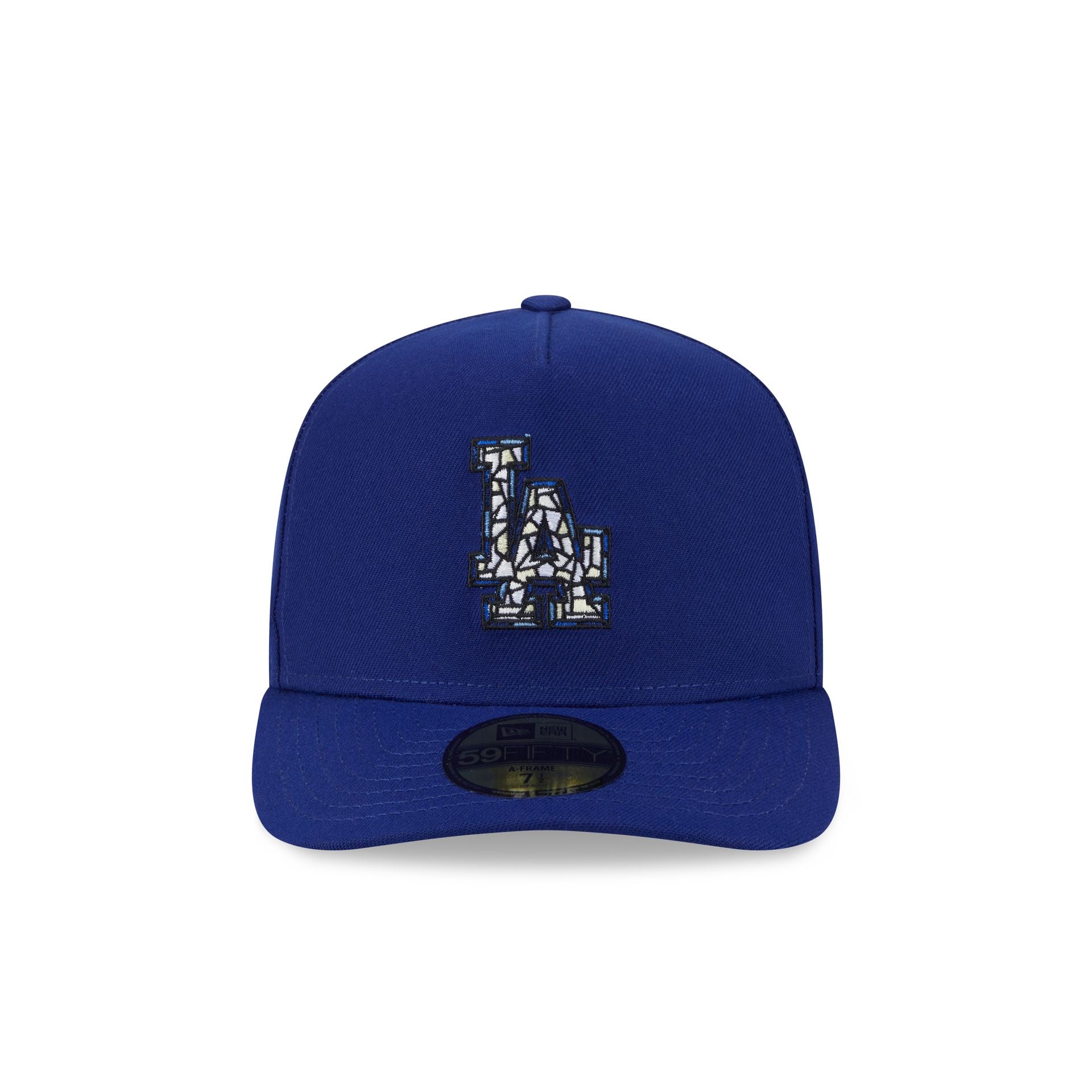 Los Angeles Dodgers Stained Glass 59FIFTY A-Frame Fitted Hat - Image 2