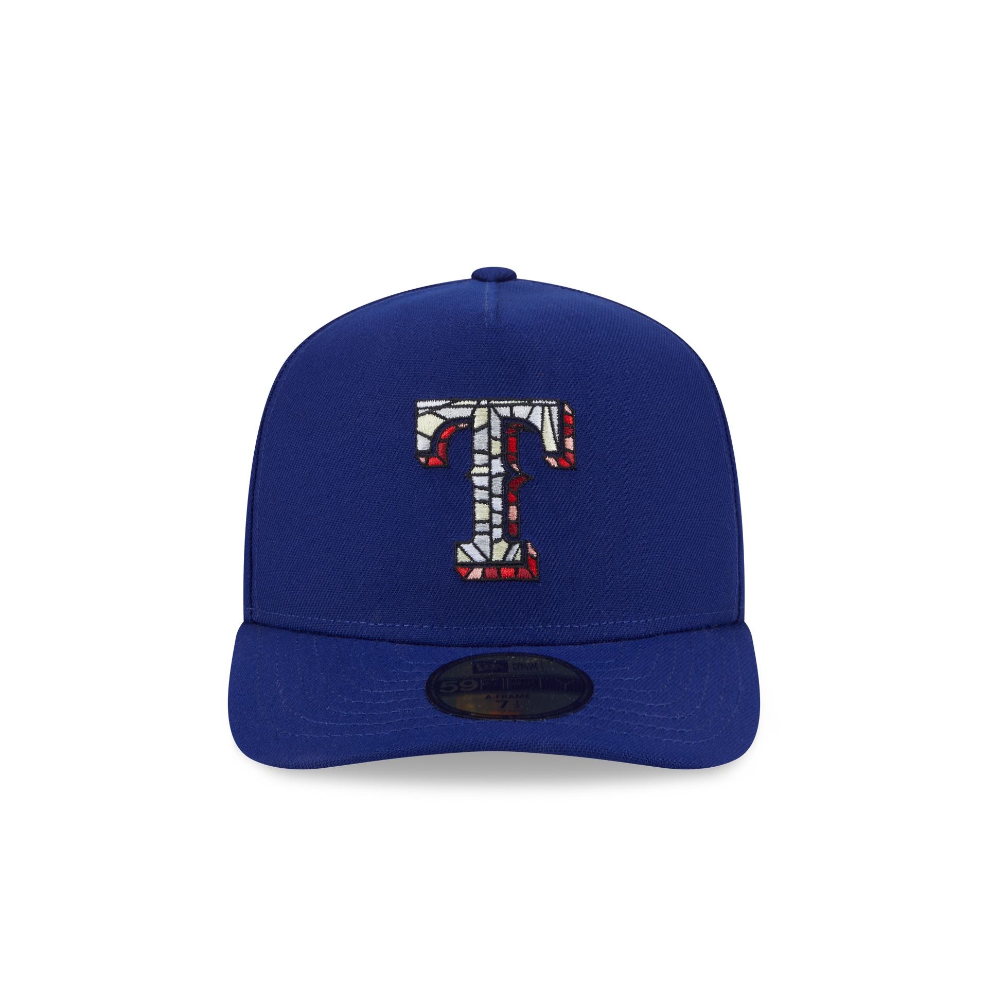 Texas Rangers Stained Glass 59FIFTY A-Frame Fitted Hat - Image 2