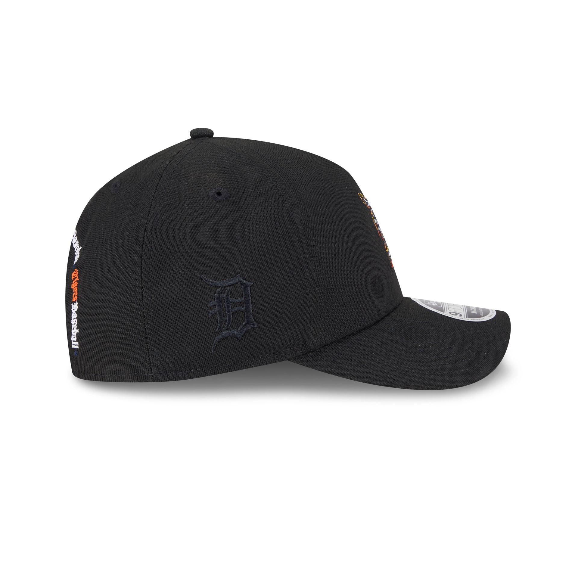 Detroit Tigers Stained Glass 9FORTY M-Crown A-Frame Snapback Hat - Image 5