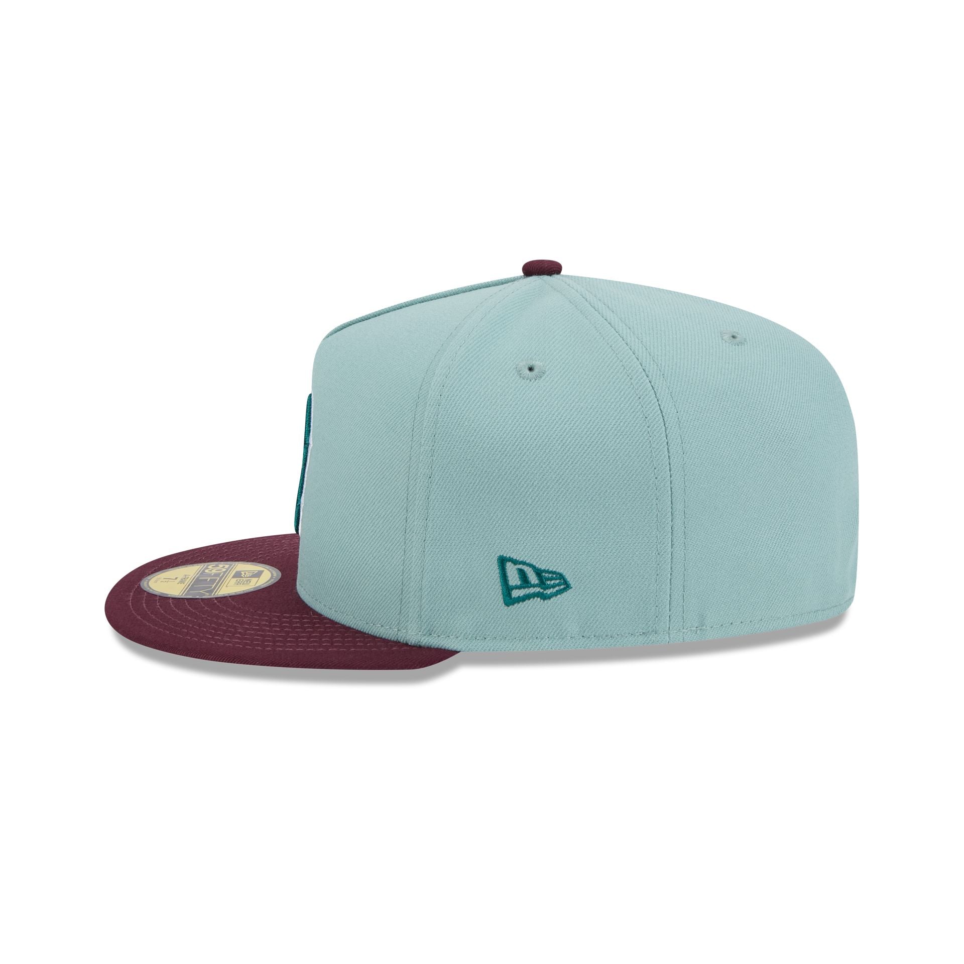 Boston Red Sox Beach Kiss Blue 59FIFTY A-Frame Fitted Hat - Image 5