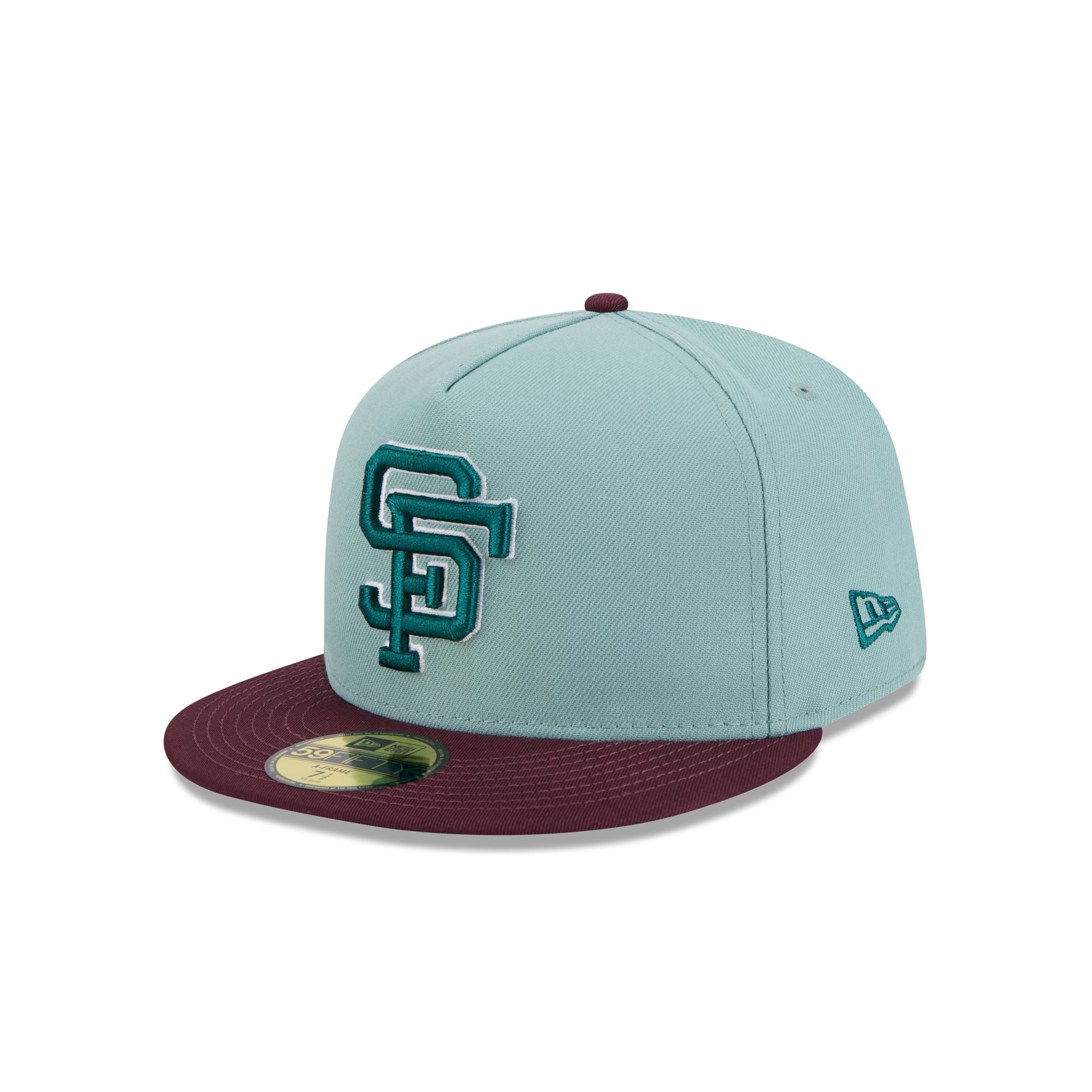 San Francisco Giants Beach Kiss Blue 59FIFTY A-Frame Fitted Hat - Image 3