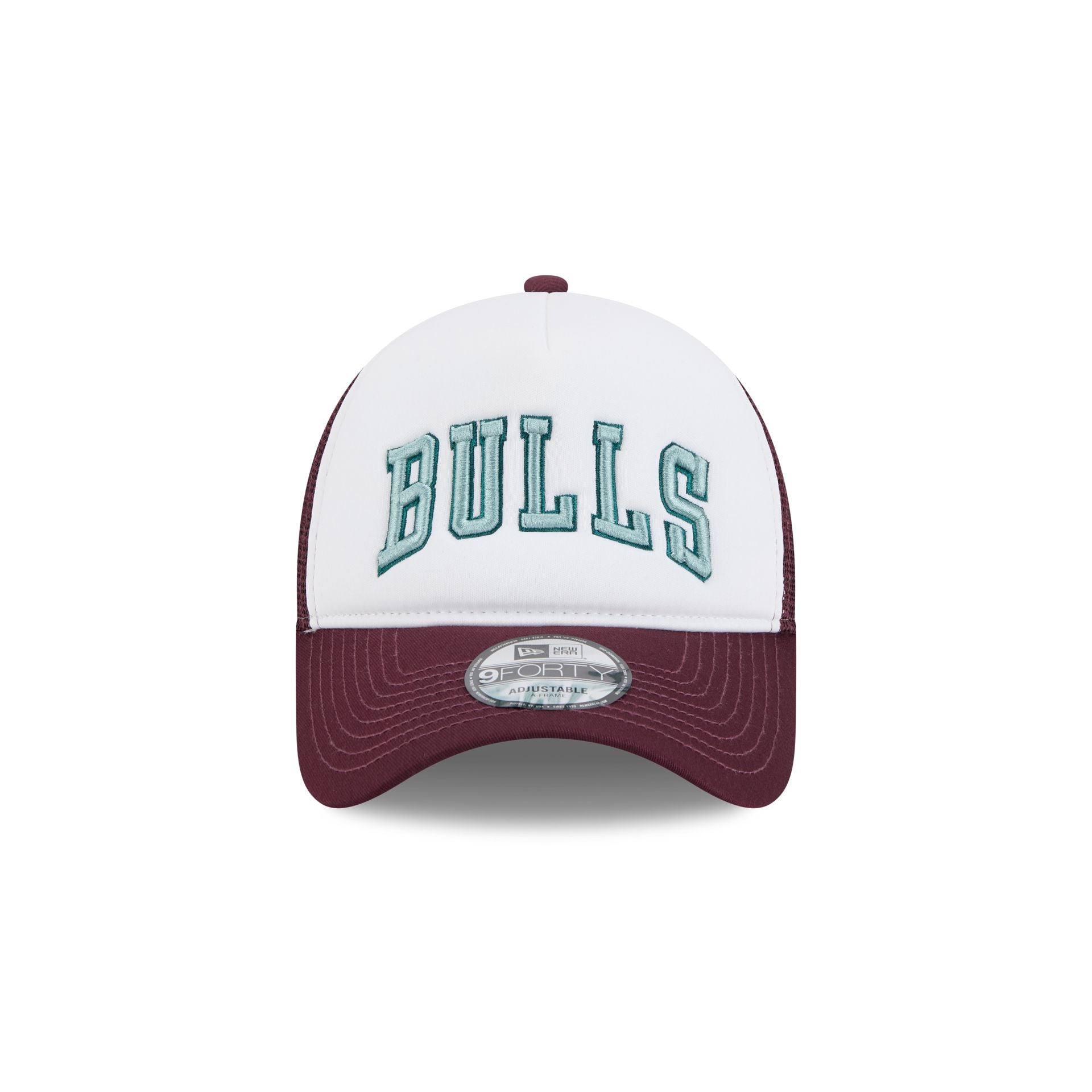 Chicago Bulls Optic White 9FORTY A-Frame Snapback Hat - Image 2