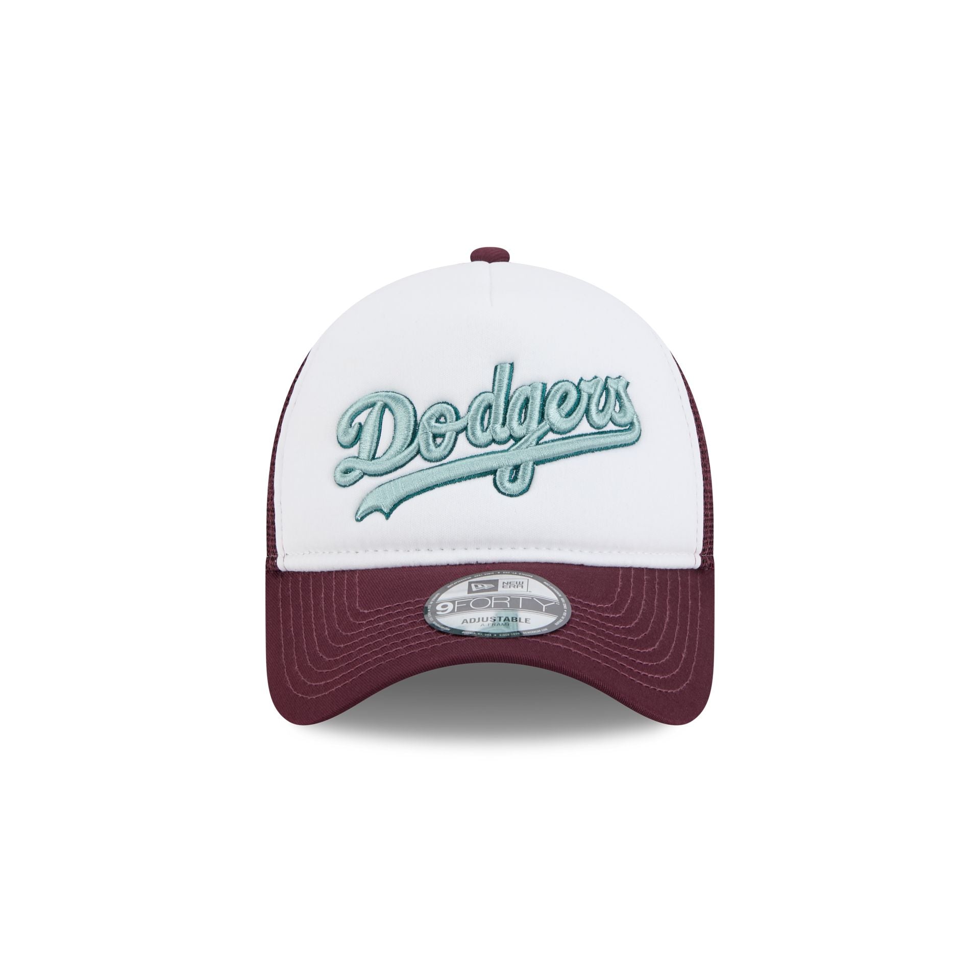Los Angeles Dodgers Optic White 9FORTY A-Frame Snapback Hat - Image 2
