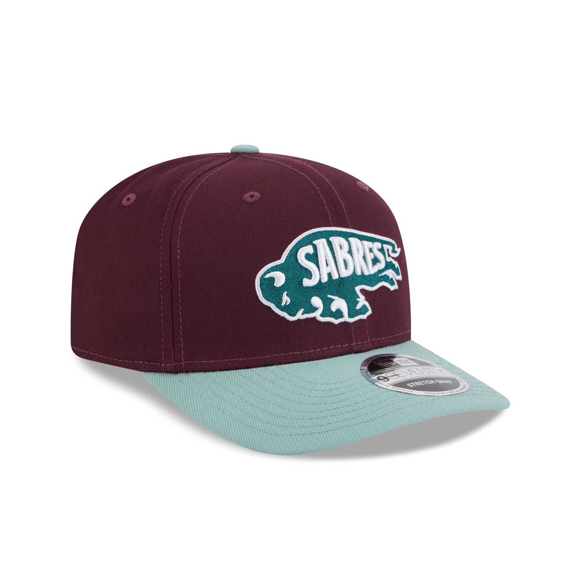 Buffalo Sabres Maroon 9SEVENTY Stretch-Snap Hat - Image 3