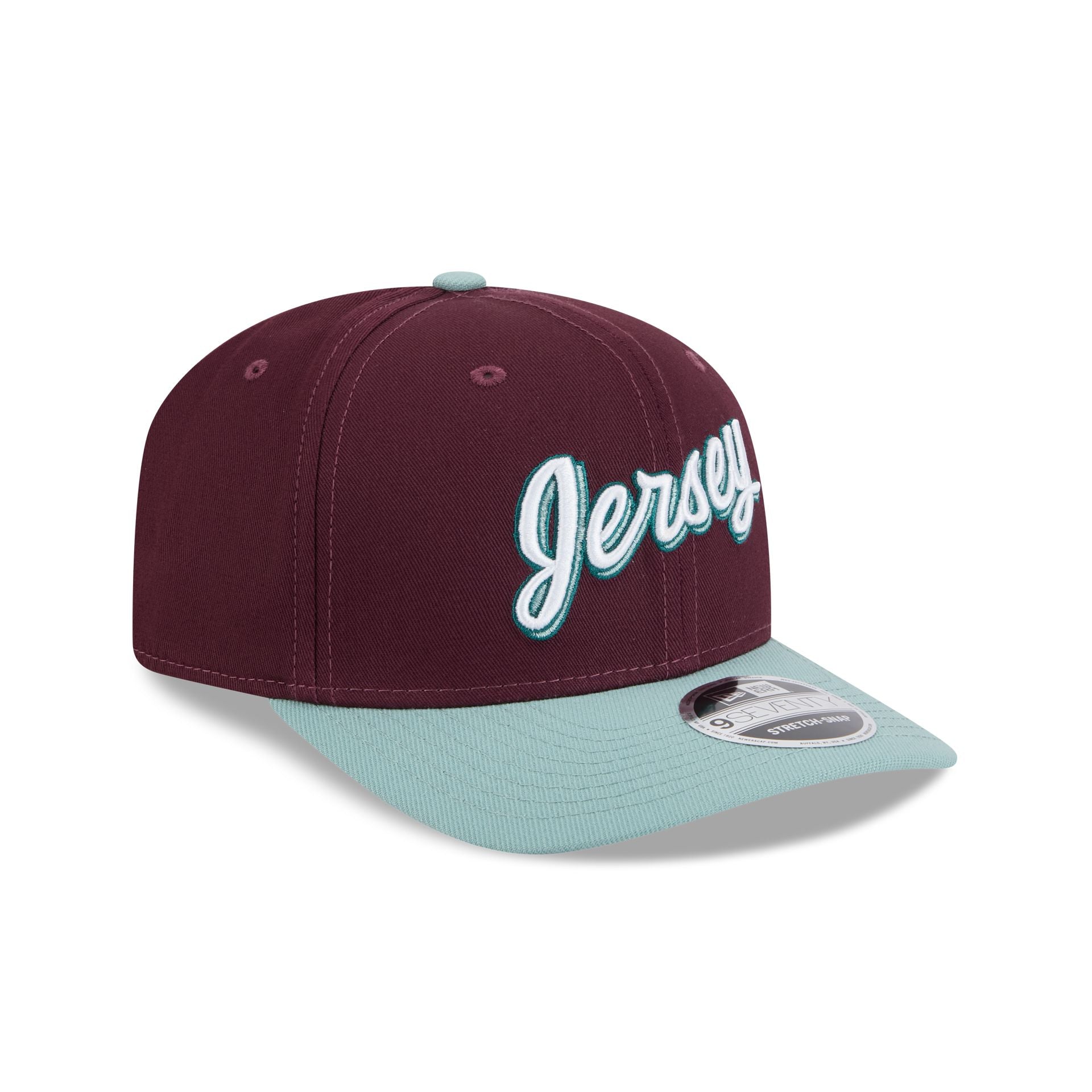 New Jersey Devils Maroon 9SEVENTY Stretch-Snap Hat - Image 3